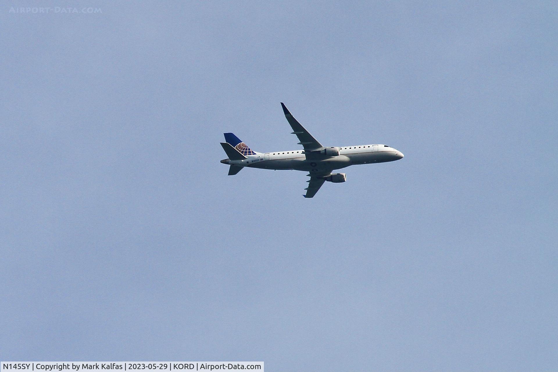 N145SY, 2015 Embraer 175LR (ERJ-170-200LR) C/N 17000484, SkyWest / United Express Embraer 175LR / E175L N145SY operating as SKW5245 KLEX-ORD