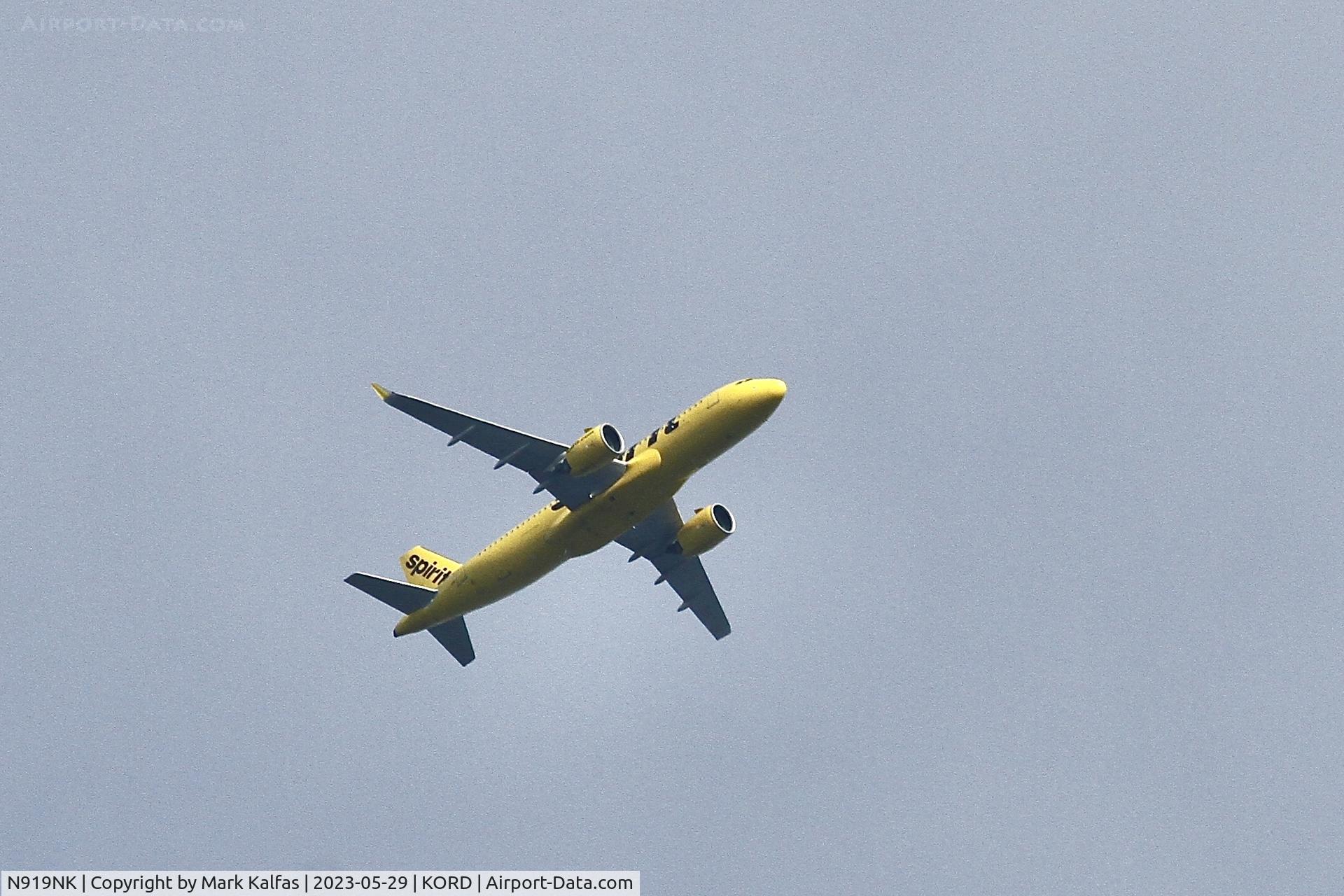 N919NK, 2019 Airbus A320-271N C/N 9272, Spirit Airlines Airbus A320-271N / A20N N919NK NK1785 ATL-ORD