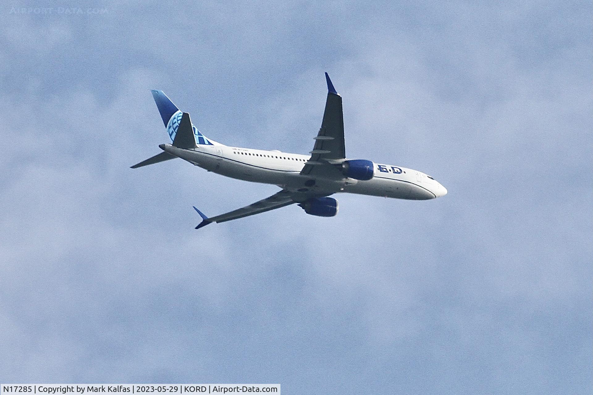 N17285, 2022 Boeing 737-8 MAX C/N 61853, United Airlines Boeing 737-8 MAX / B38M N17285 UA1535 CMH-ORD
