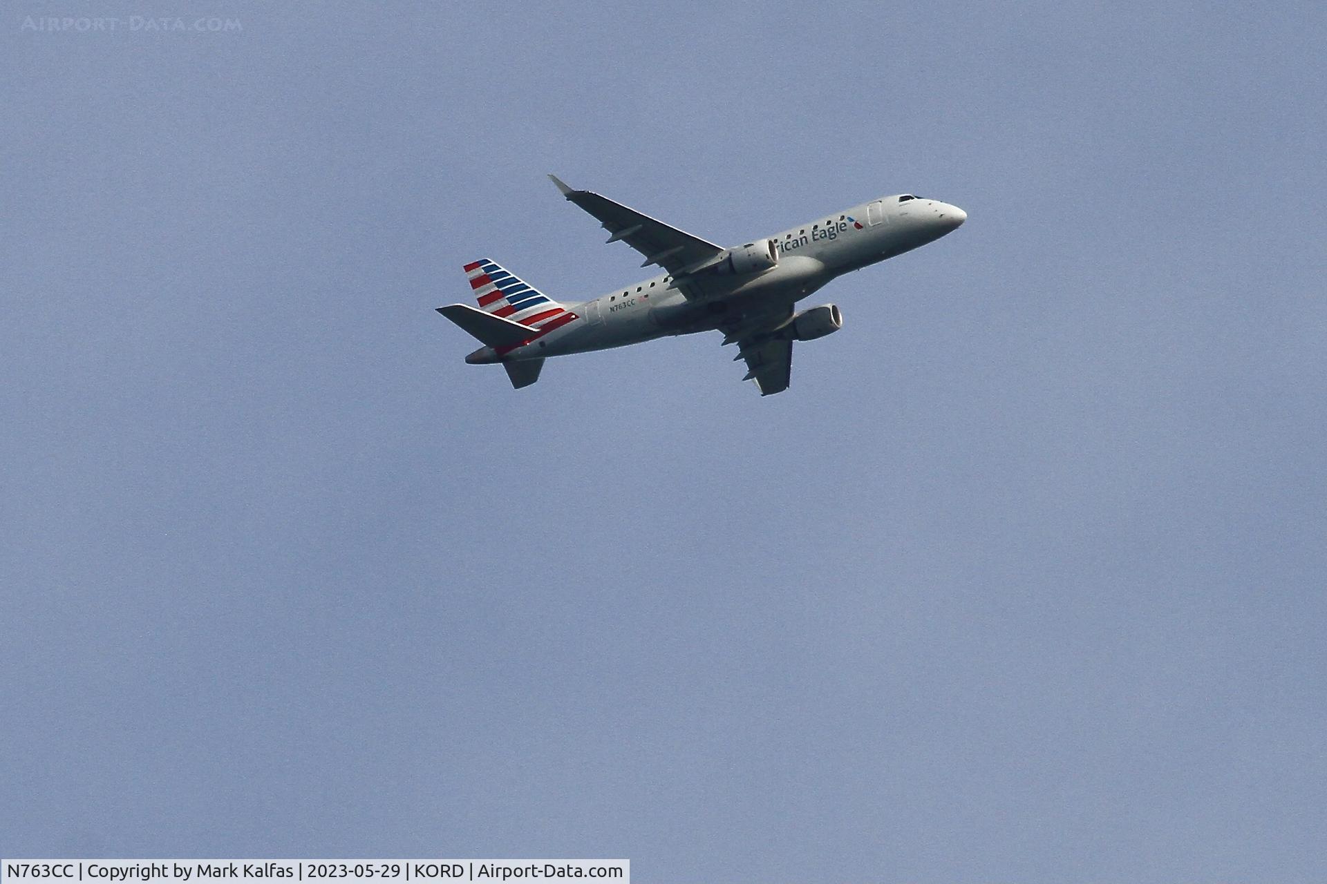 N763CC, 2009 Embraer 170STD (ERJ-170-100STD) C/N 17000300, Envoy / American Eagle Embraer 170STD / E75L N763CC operating as ENY4218 FSD-ORD