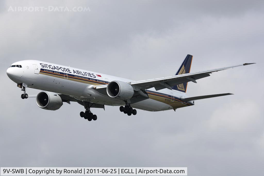 9V-SWB, 2006 Boeing 777-312/ER C/N 33377, at lhr