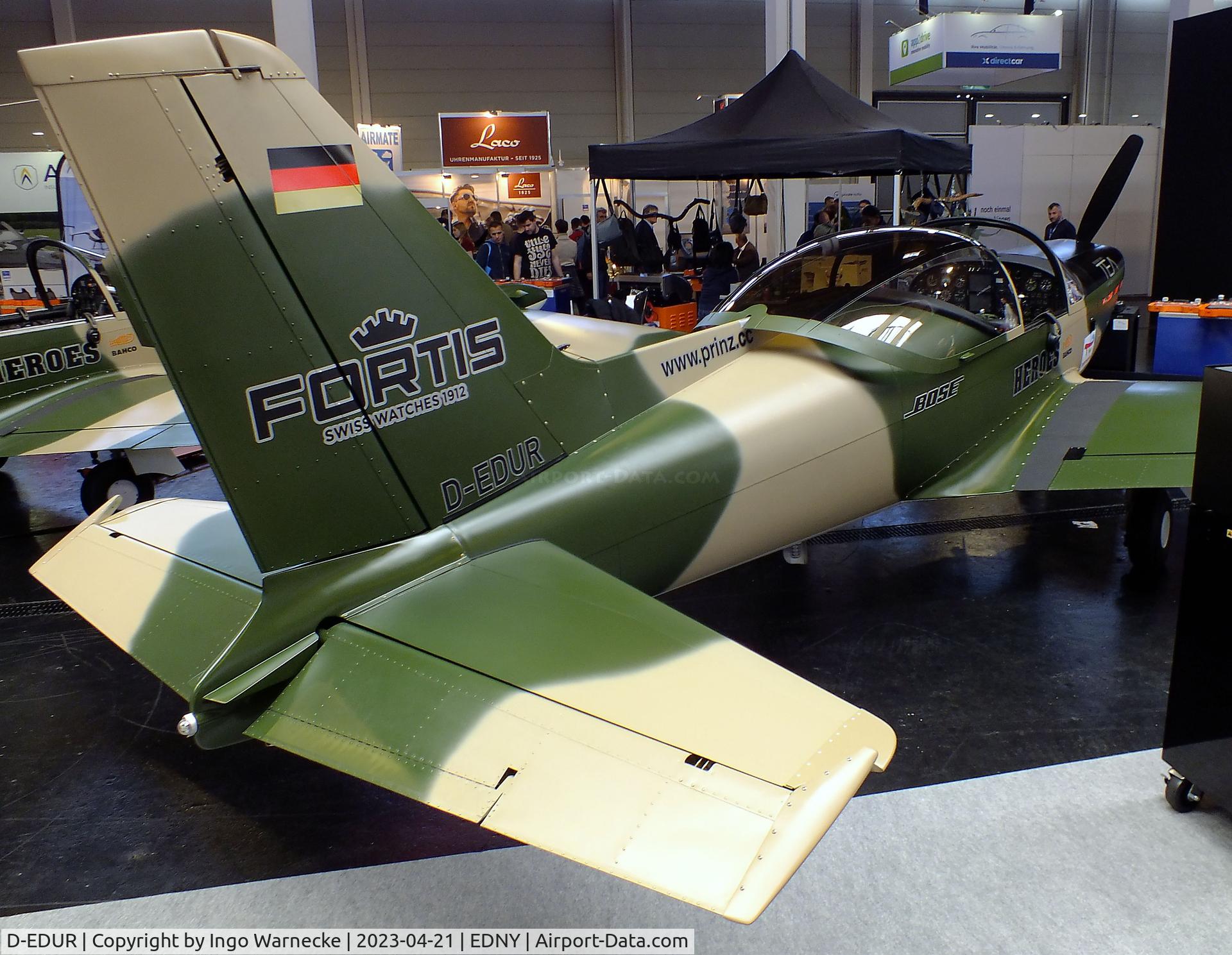 D-EDUR, 1980 SIAI-Marchetti SF-260 C/N 110, SIAI-Marchetti SF.260 of Team Niebergall at the AERO 2023, Friedrichshafen