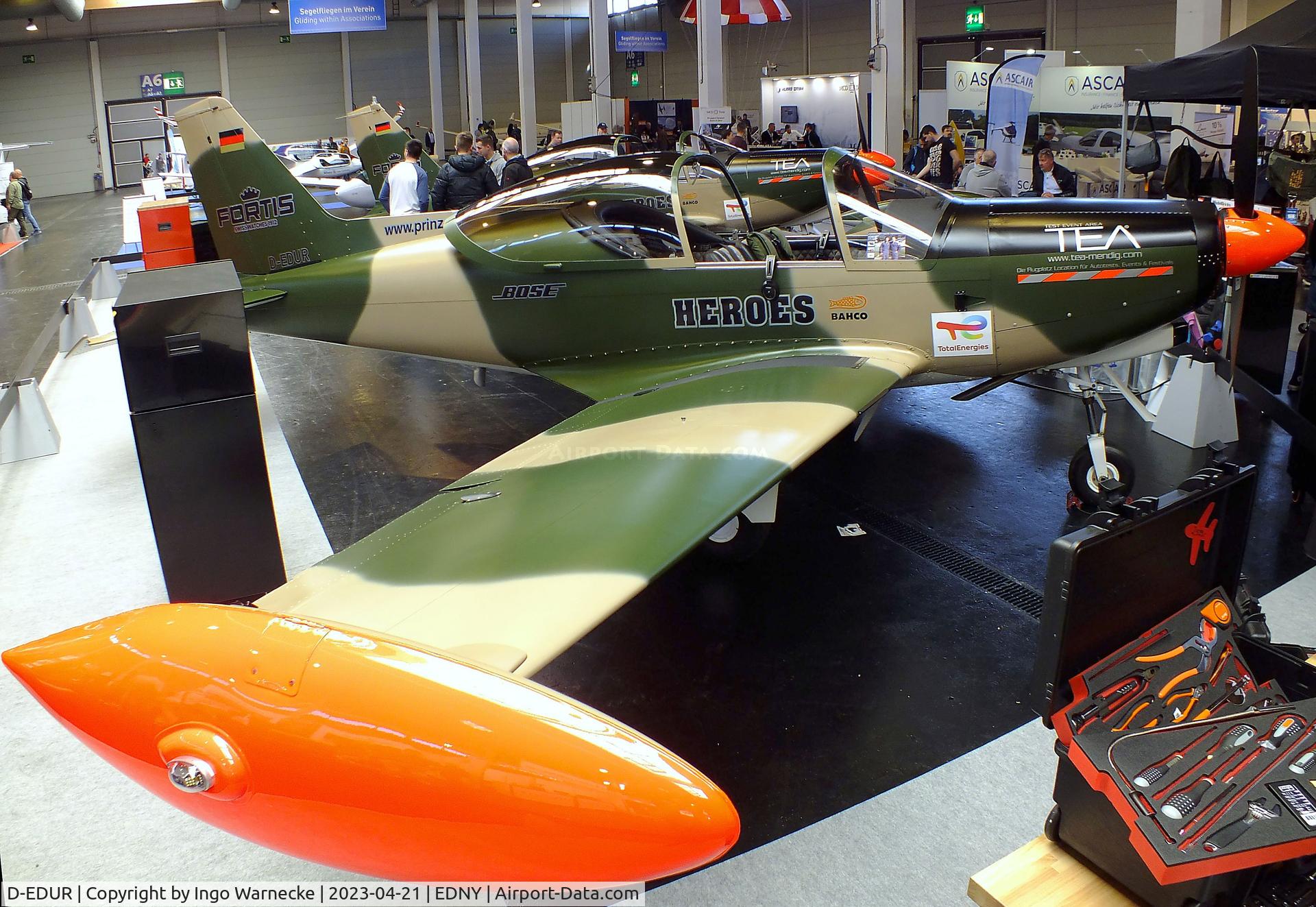 D-EDUR, 1980 SIAI-Marchetti SF-260 C/N 110, SIAI-Marchetti SF.260 of Team Niebergall at the AERO 2023, Friedrichshafen