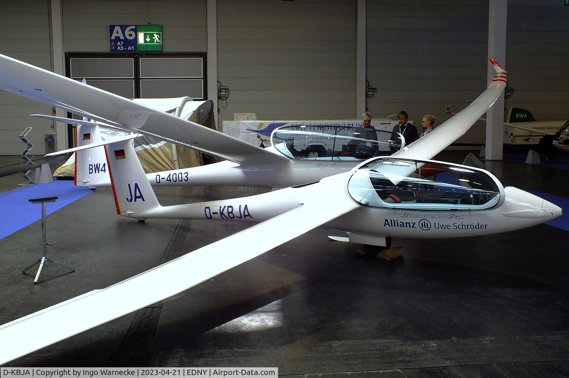 D-KBJA, Schempp-Hirth Discus 2C FES C/N 7, Schempp-Hirth Discus 2C FES (Front electric sustainer) at the AERO 2023, Friedrichshafen