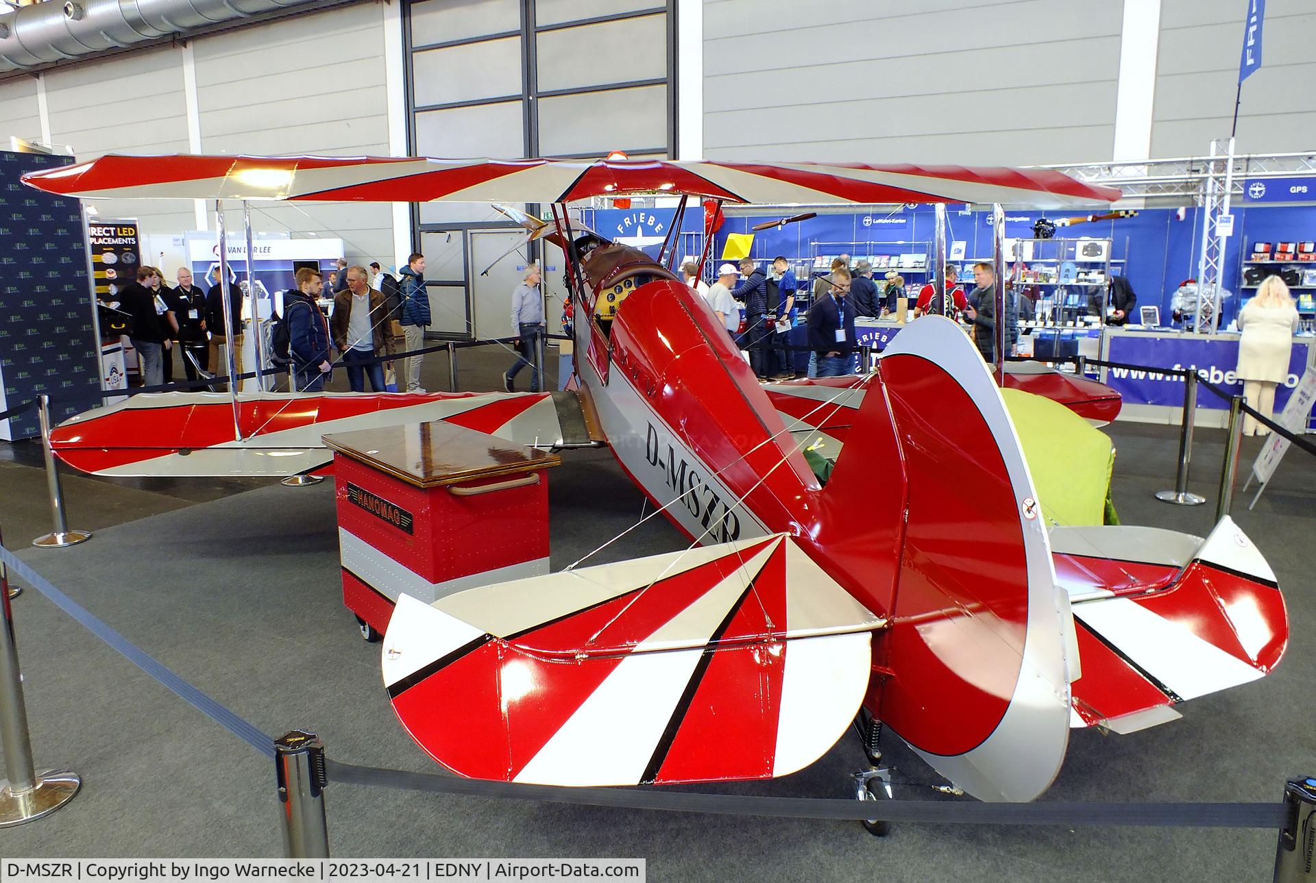 D-MSZR, Platzer Kiebitz C/N 291, Platzer Kiebitz at the AERO 2023, Friedrichshafen