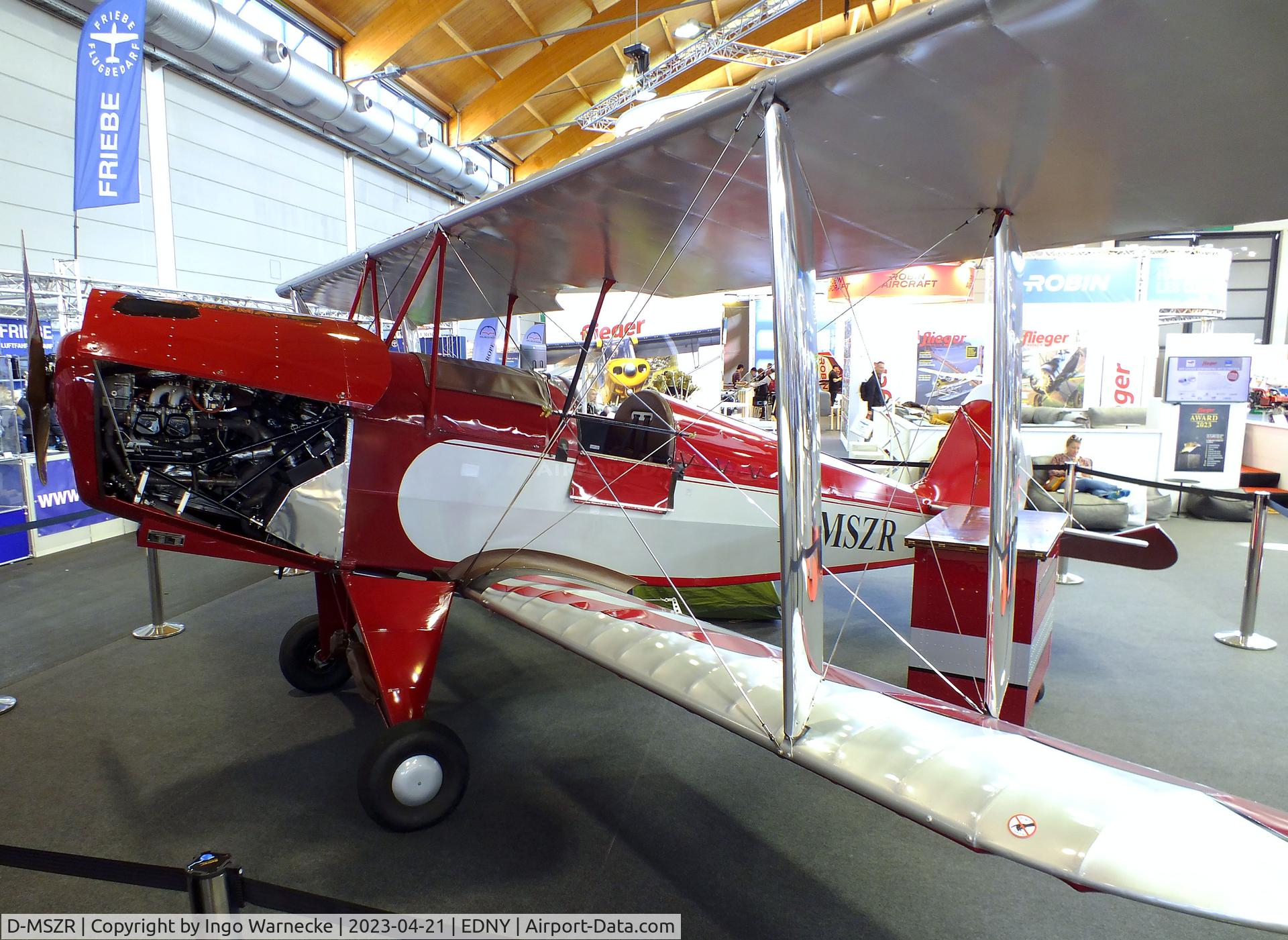 D-MSZR, Platzer Kiebitz C/N 291, Platzer Kiebitz at the AERO 2023, Friedrichshafen