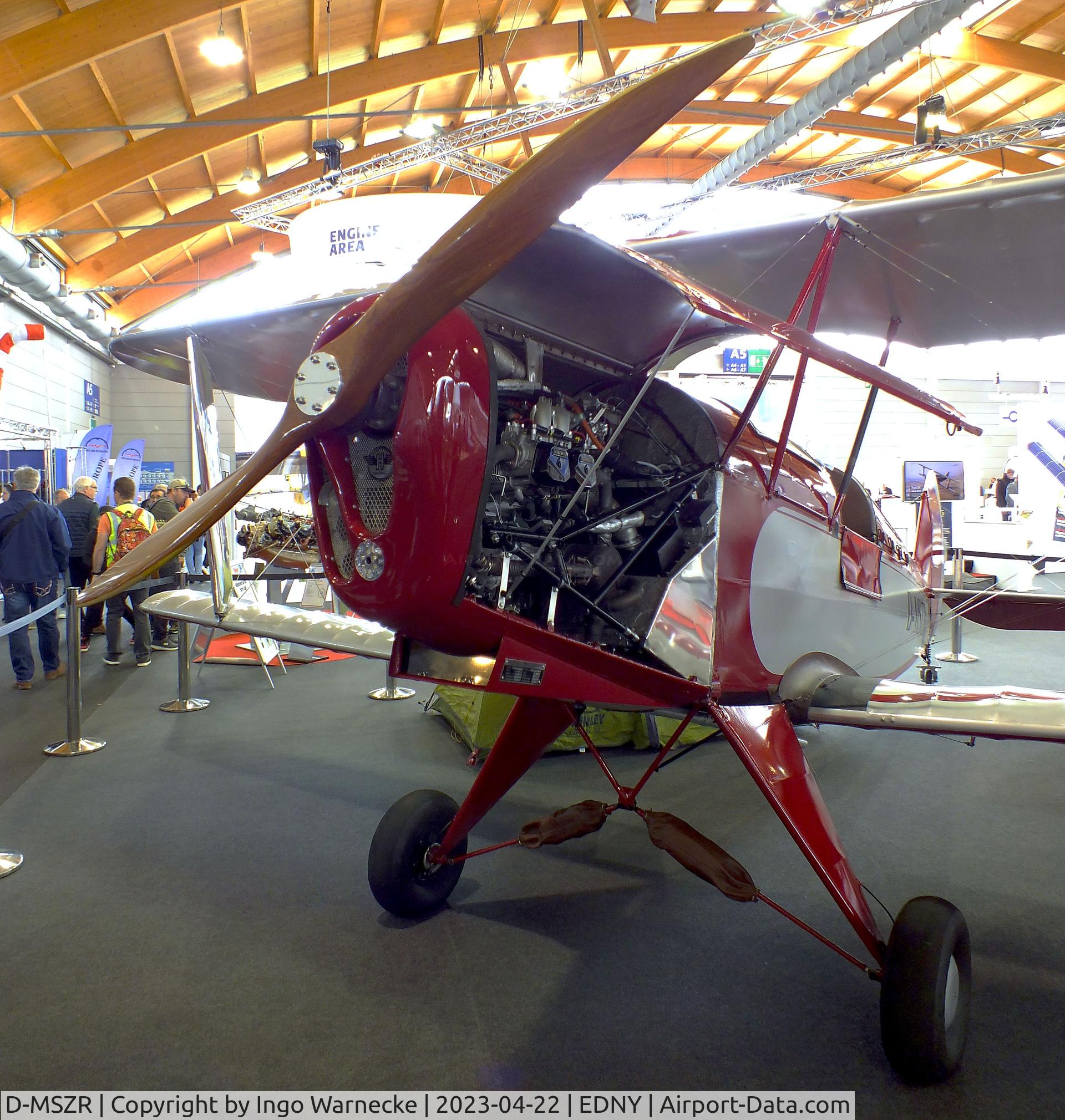 D-MSZR, Platzer Kiebitz C/N 291, Platzer Kiebitz at the AERO 2023, Friedrichshafen
