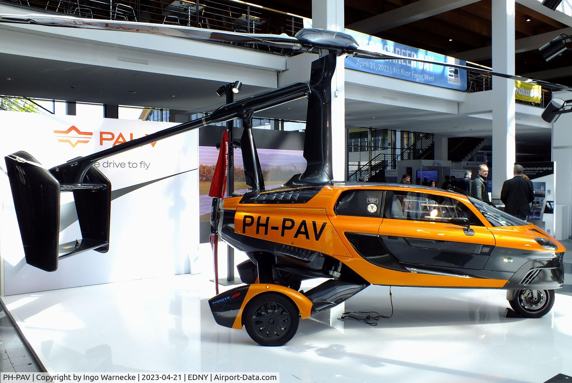 PH-PAV, PAL-V International B.V. Liberty C/N 01, PAL-V Liberty Sport roadable in aircraft mode at the AERO 2023, Friedrichshafen