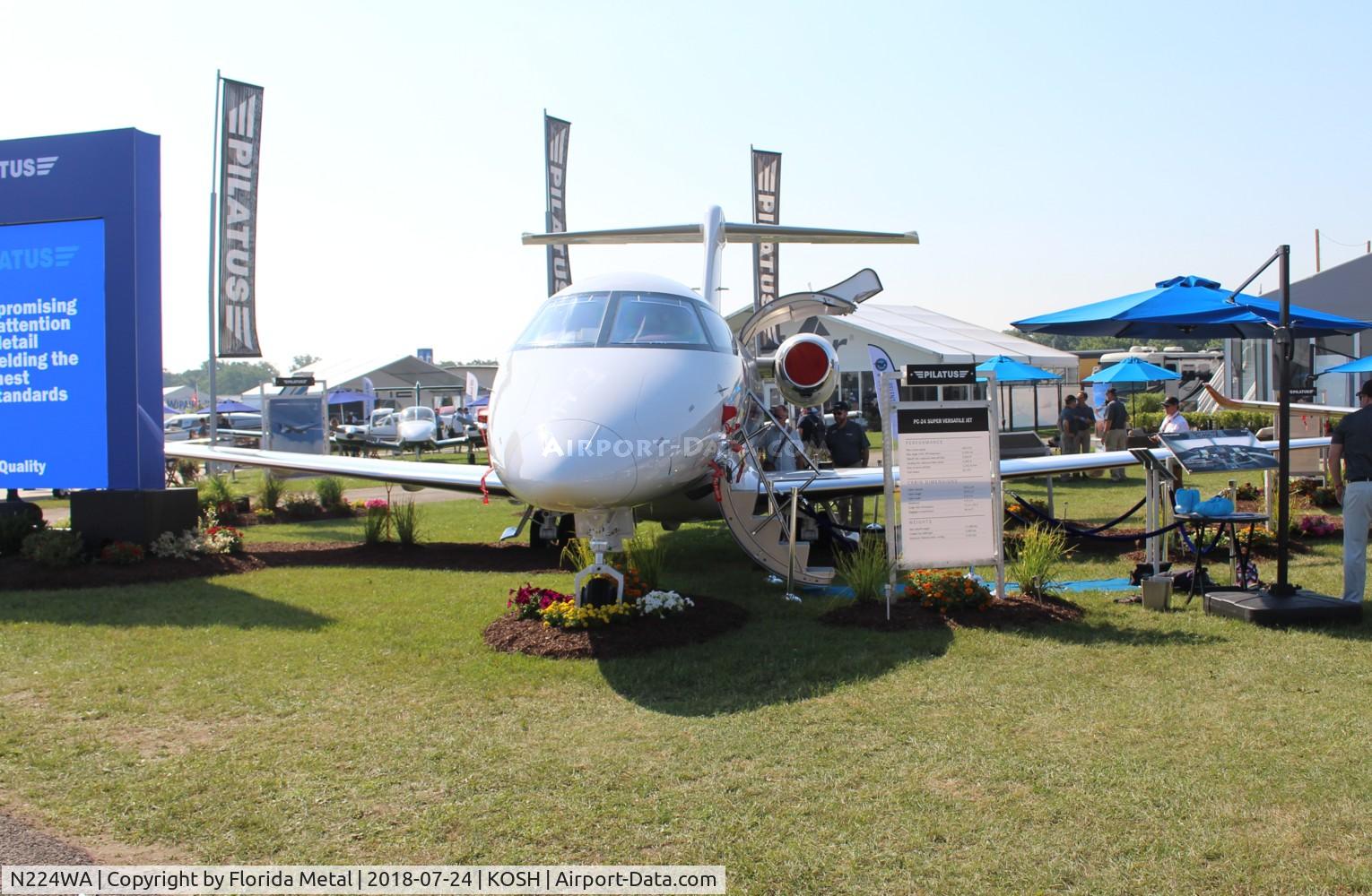 N224WA, 2017 Pilatus PC-24 C/N 102, PC-24 zx