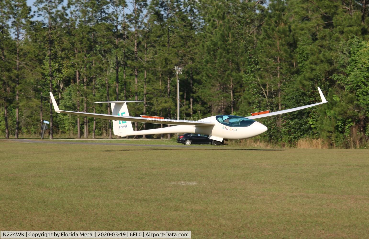 N224WK, 1988 Schleicher ASW-24 C/N 24027, ASW-24 zx