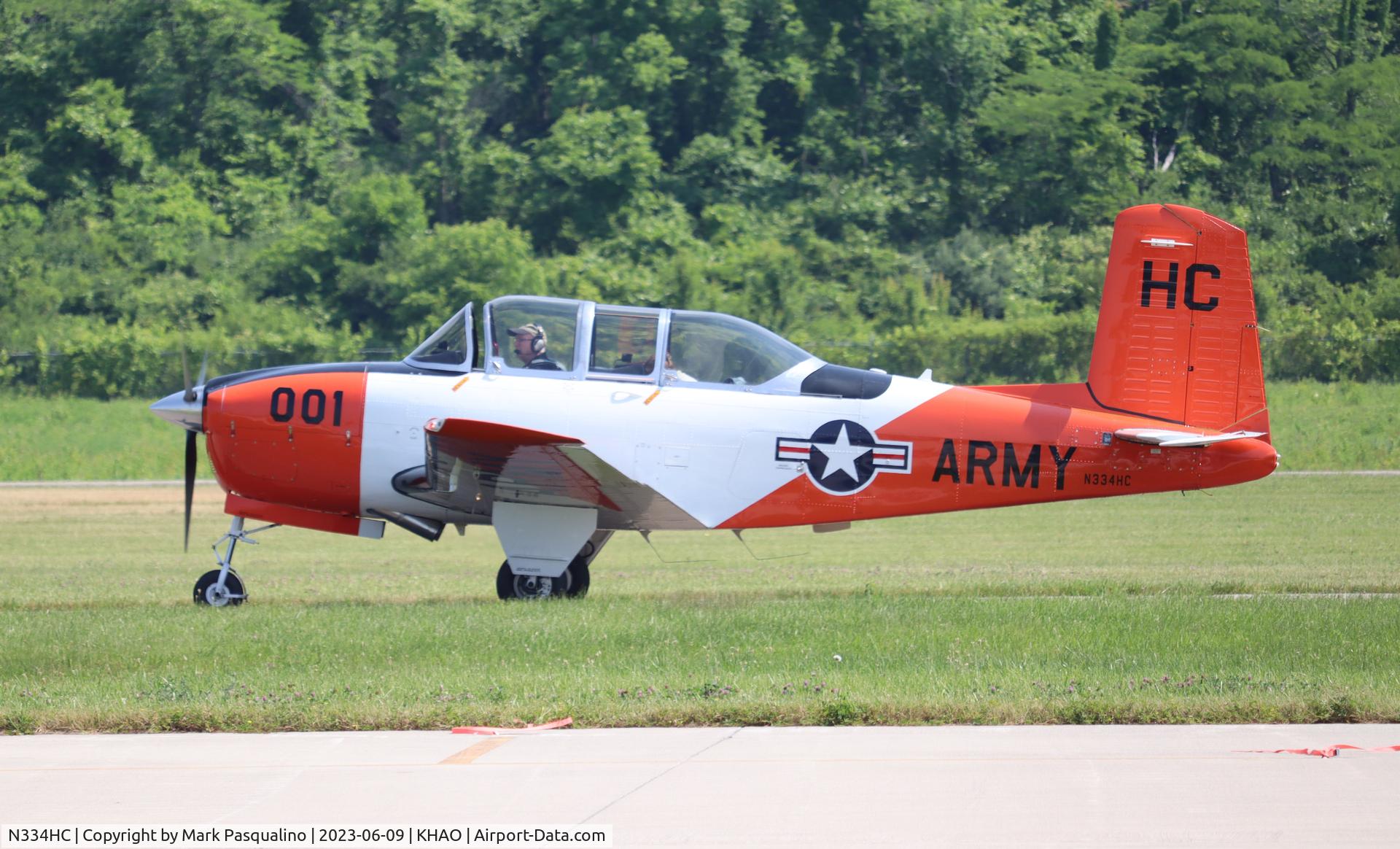N334HC, Beech (CCF) T-34A (A45) Mentor C/N CCF34-69, Beech T-34A
