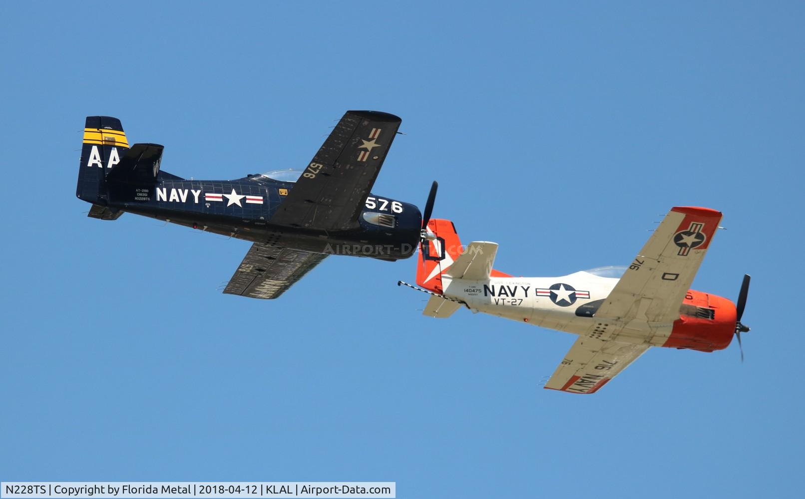 N228TS, 1954 North American T-28D Trojan C/N 200-422, Sun N Fun 2018 zx LAL