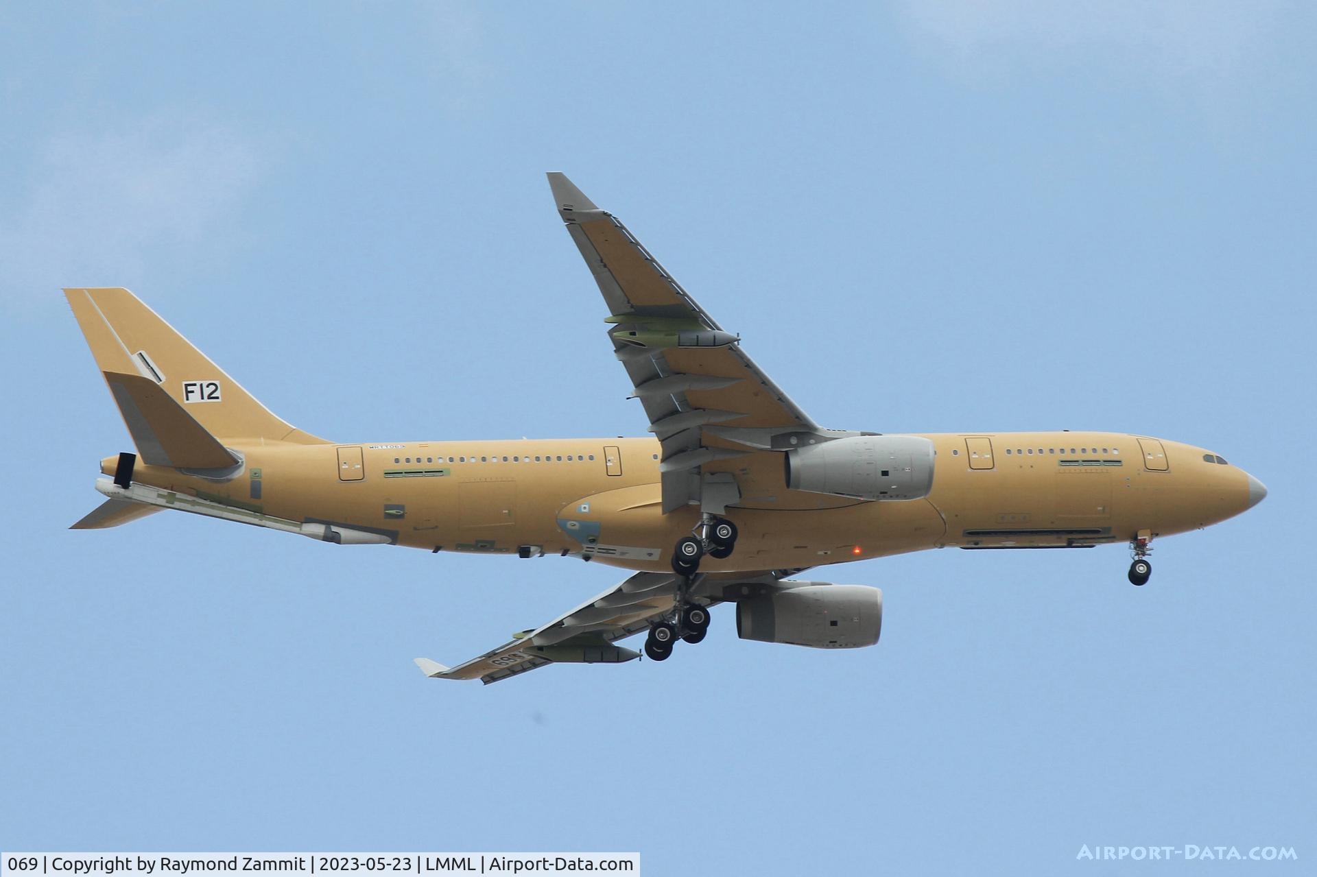 F-UJCR, 2022 Airbus A330-243MRTT C/N 2015, Airbus 330 MRTT 069/F12 French Air Force seen landing in Malta for repainting in French Air Force colours.
