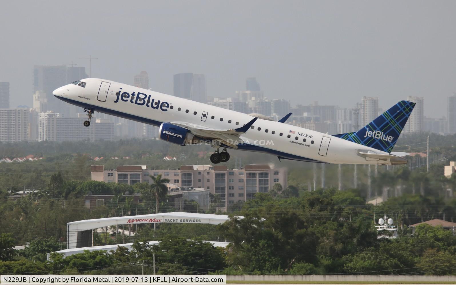 N229JB, 2006 Embraer 190AR (ERJ-190-100IGW) C/N 19000032, JBU E190 zx