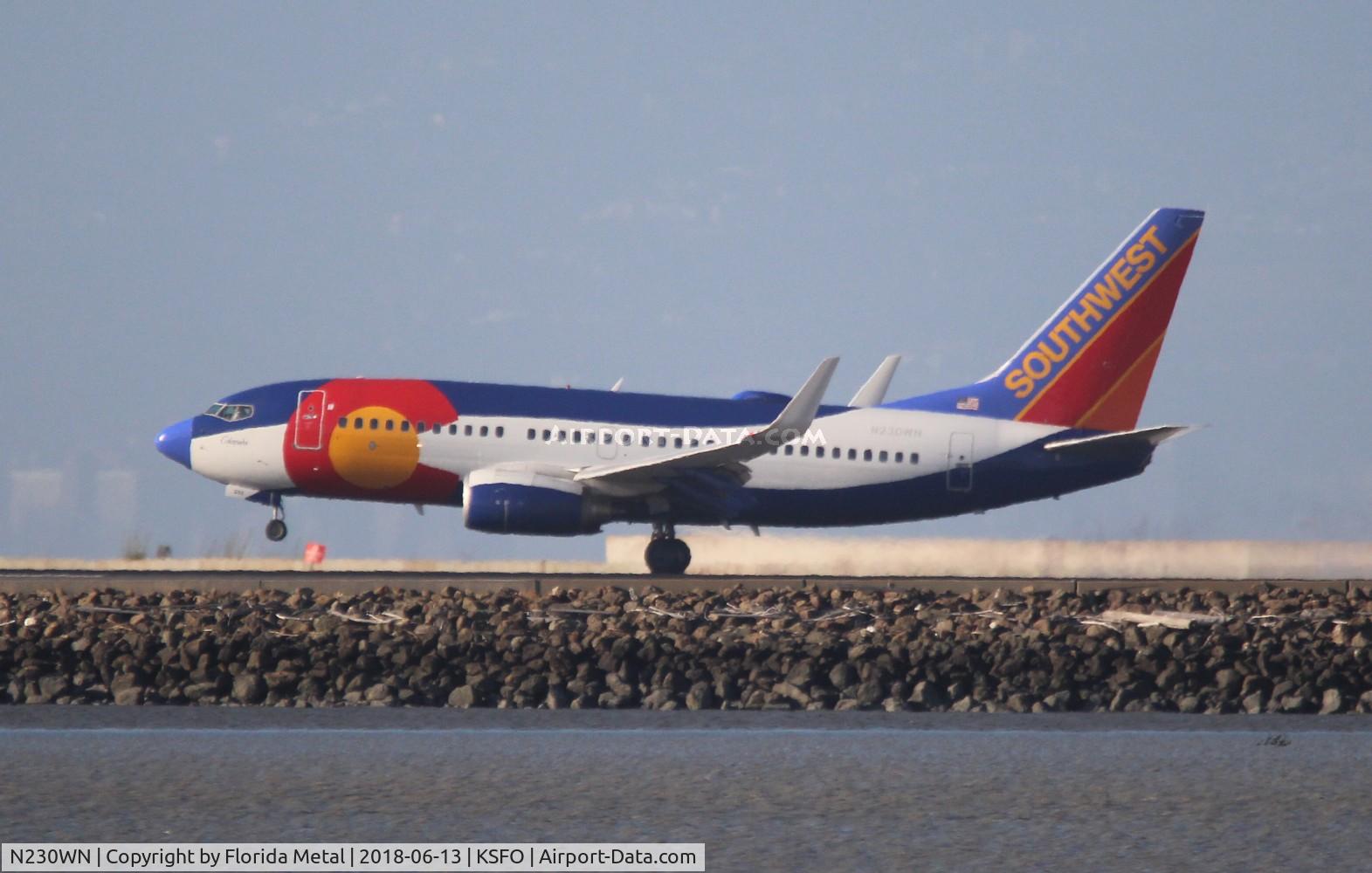 N230WN, 2006 Boeing 737-7H4 C/N 34592, SWA 737 Colorado zx