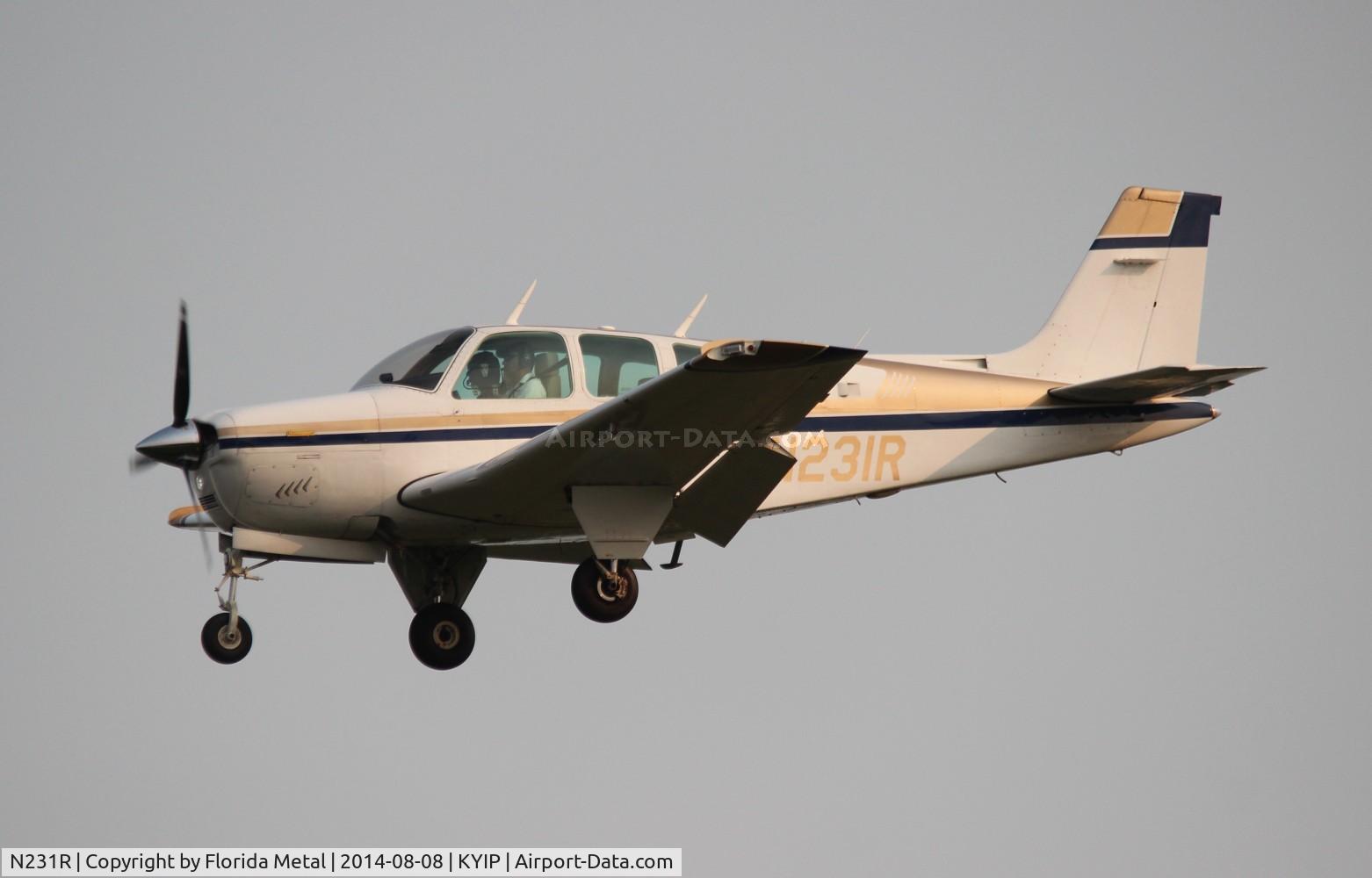 N231R, 1980 Beech F33A Bonanza C/N CE-917, Bonanza 33 zx