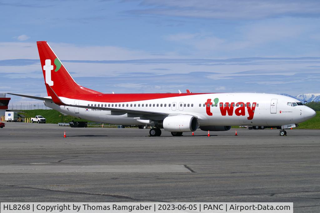 HL8268, 2003 Boeing 737-83N C/N 30660, t'way Boeing 737-800