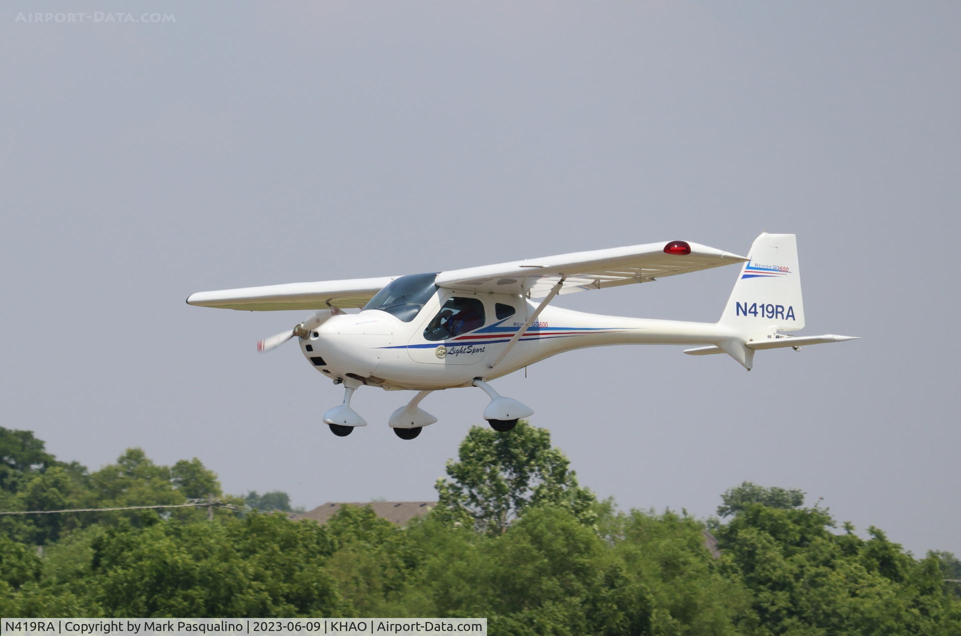 N419RA, 2008 Remos G-3/600 Mirage C/N 239, Remos G-3/600 Mirage