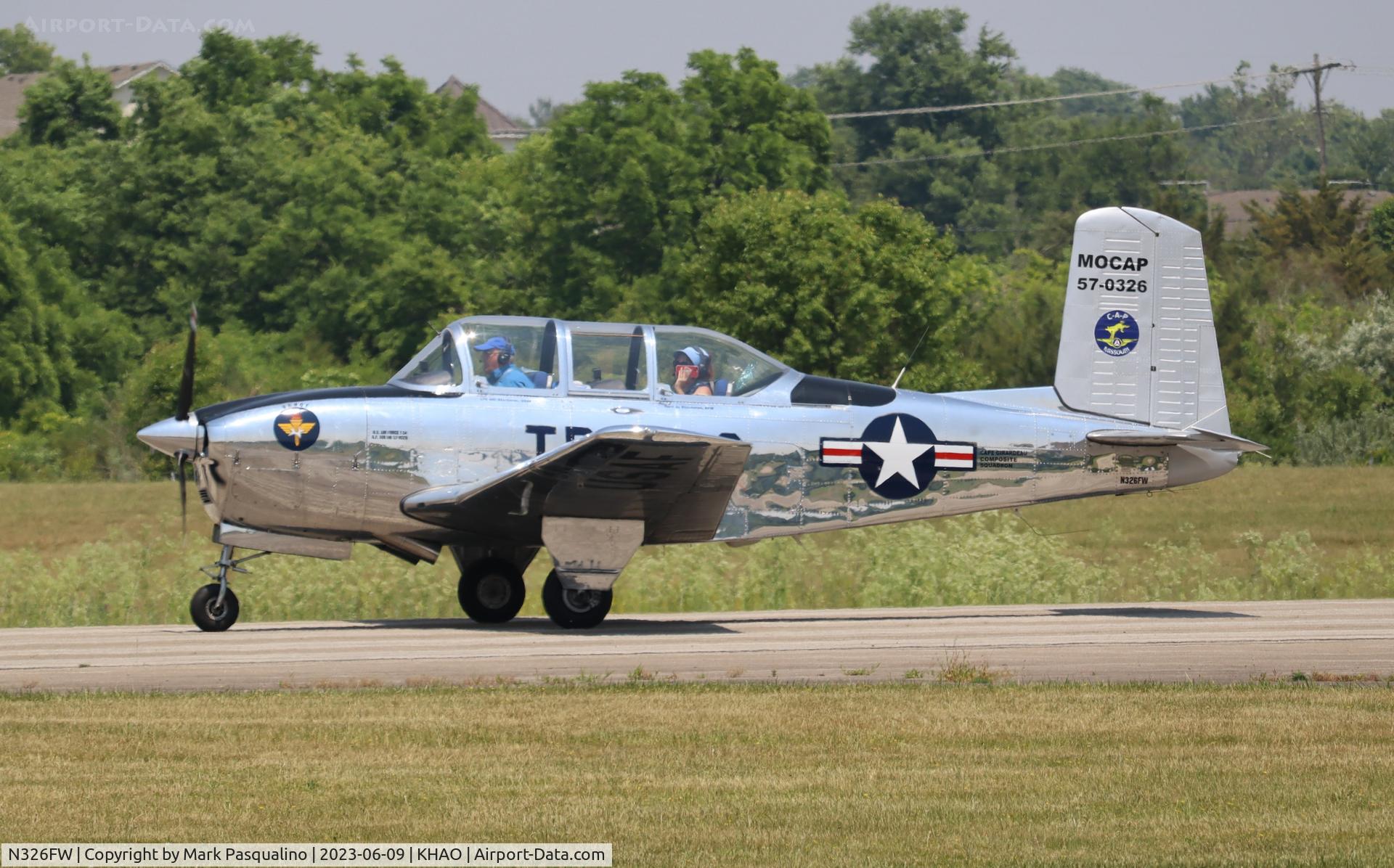 N326FW, 1957 Beech D-45 Mentor C/N BG-326, Beech T-34B
