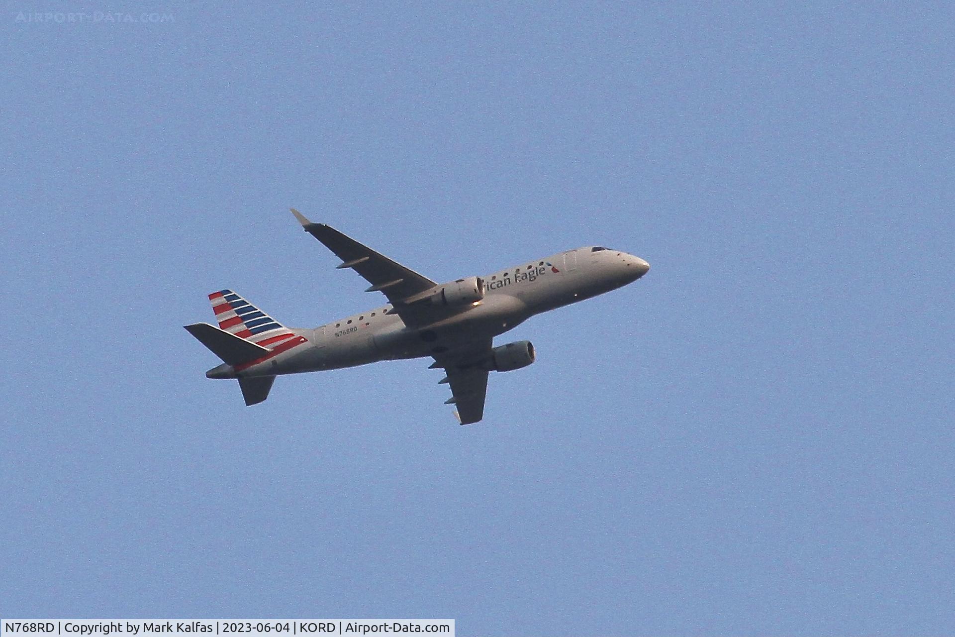 N768RD, 2008 Embraer 170LR (ERJ-170-100LR) C/N 17000230, Envoy/American Eagle E170 N768RD ENY3380 PWM-ORD