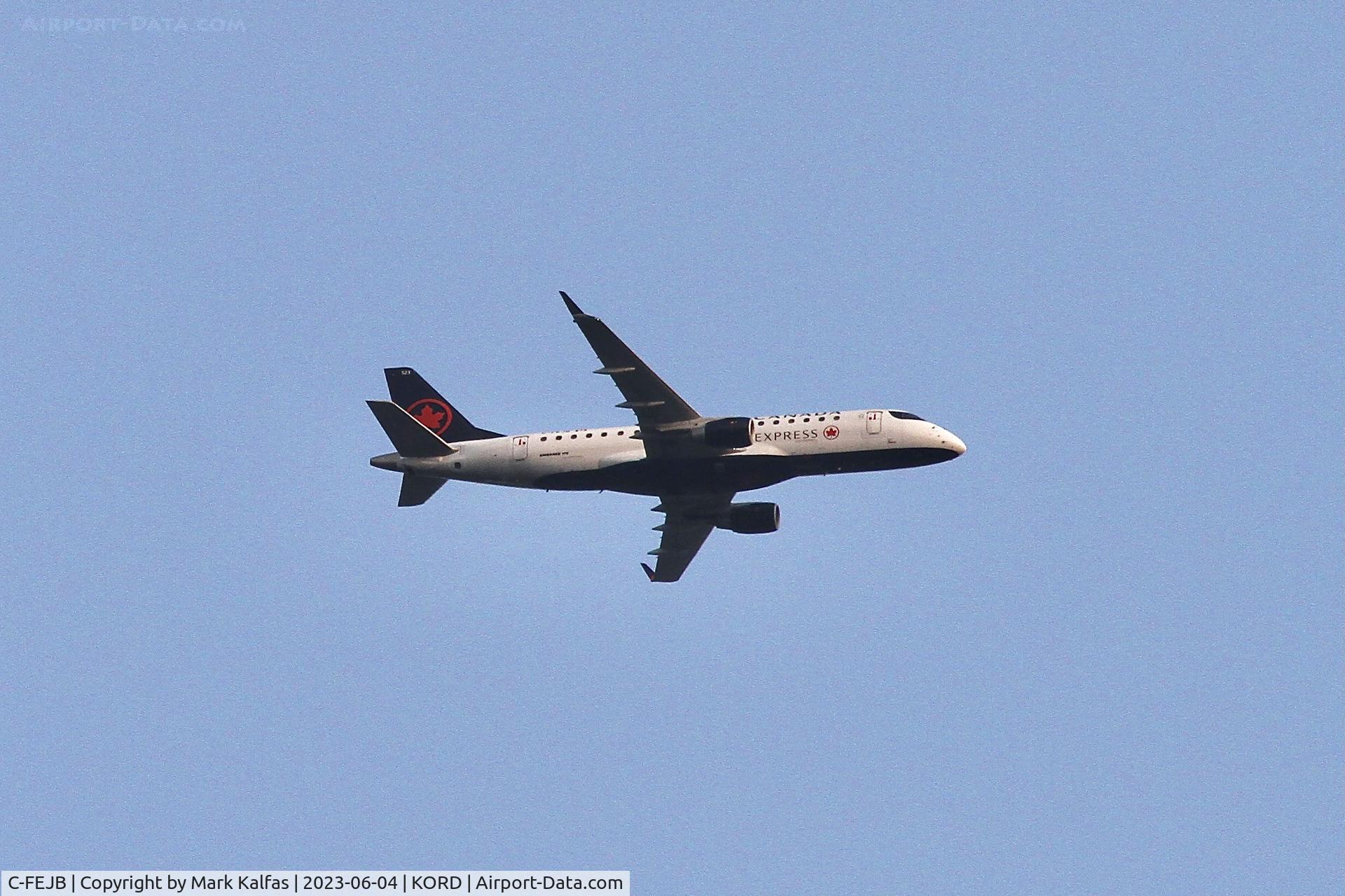 C-FEJB, 2005 Embraer 175SU (ERJ-170-200SU) C/N 17000086, Air Canada Express, E75S C-FEJB JZA8967 YUL-ORD.
