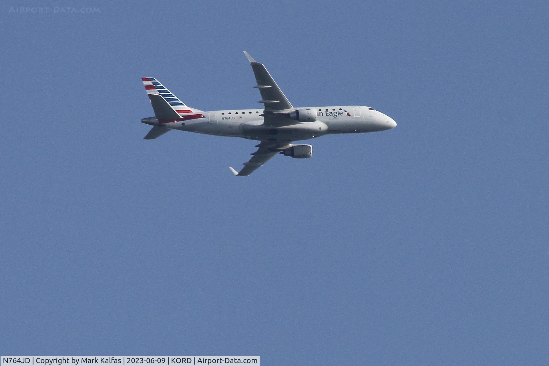N764JD, 2009 Embraer 170STD (ERJ-170-100STD) C/N 17000302, Envoy/American Eagle E170 N764JD ENY3741 SDF-ORD