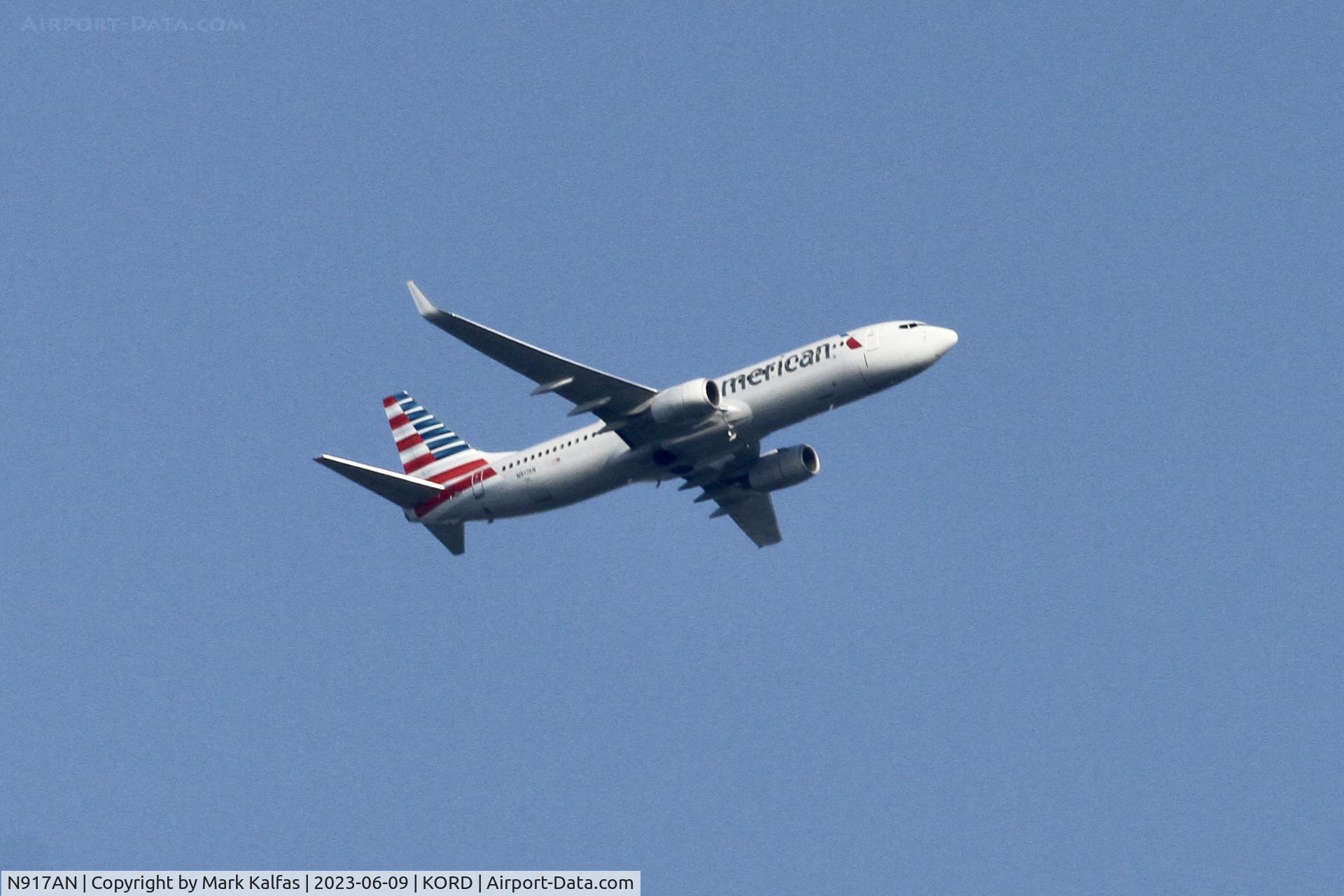 N917AN, 1999 Boeing 737-823 C/N 29518, American Airlines B738 N917AN AA311 PUJ-ORD