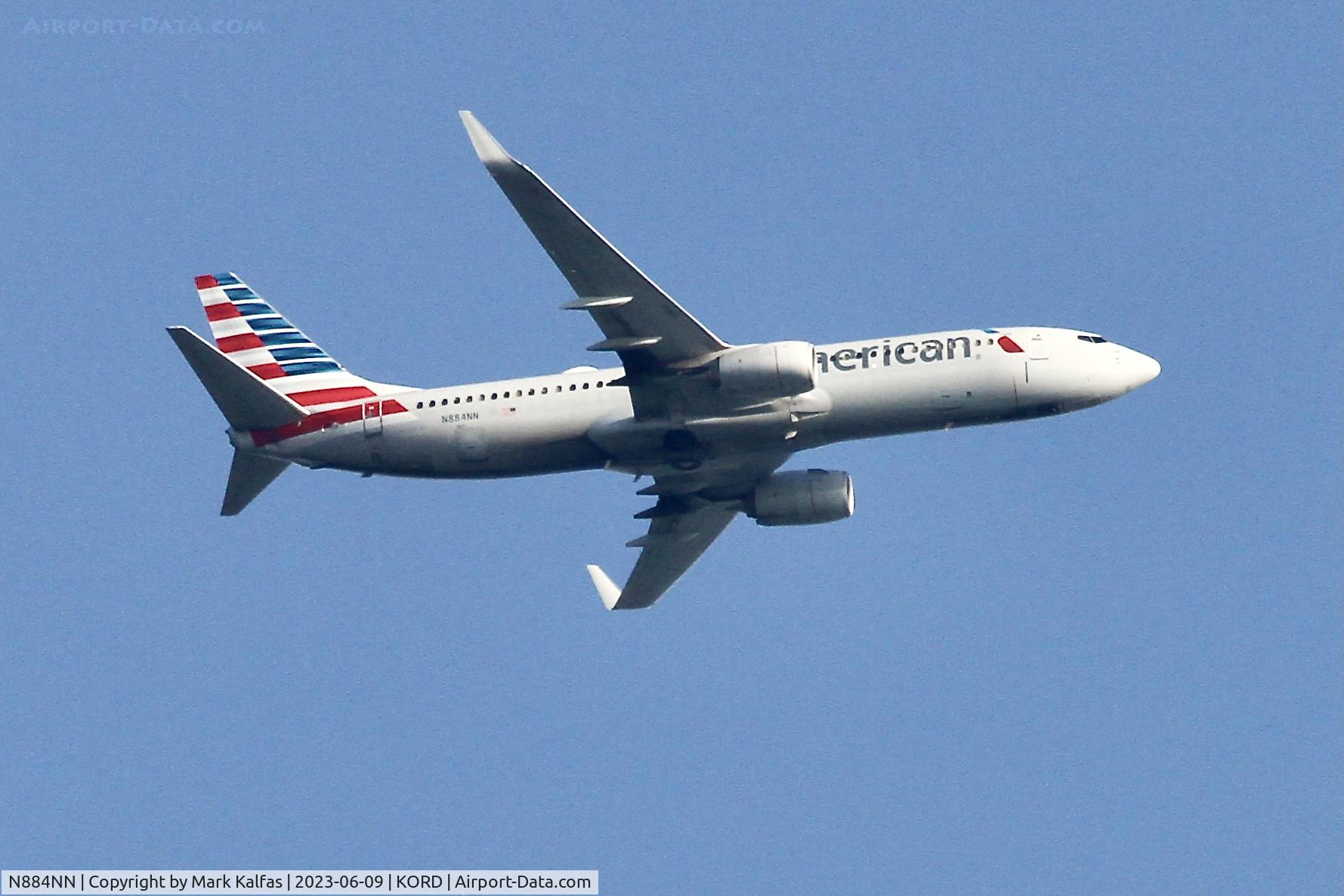 N884NN, 2012 Boeing 737-823 C/N 33222, American Airlines B738 N884NN operating as AA1101 TPA to ORD