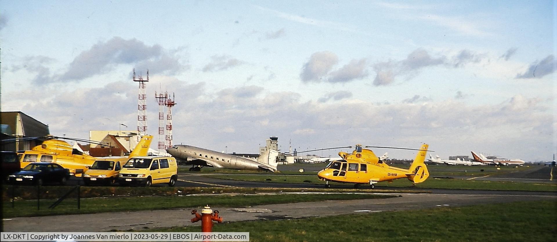 LX-DKT, 1942 Douglas DC3C-S1C3G (C-47A) C/N 10253, Slide scan '90s