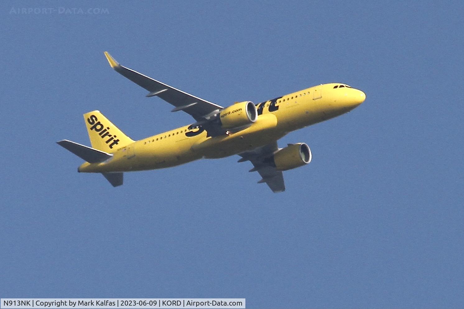 N913NK, 2017 Airbus A320-271N C/N 7757, Spirit Airlines A20N N913NK NKS1785 ATL-ORD