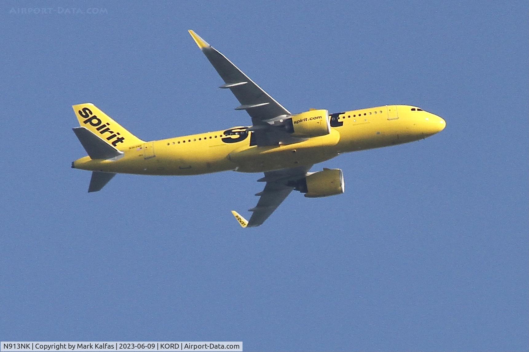 N913NK, 2017 Airbus A320-271N C/N 7757, Spirit Airlines A20N N913NK NKS1785 ATL-ORD