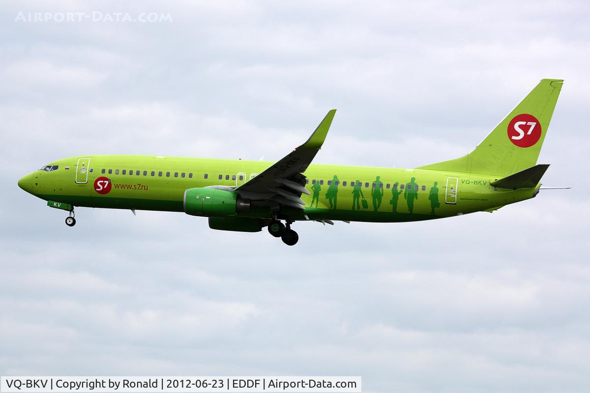 VQ-BKV, 2011 Boeing 737-8ZS C/N 37084, at fra