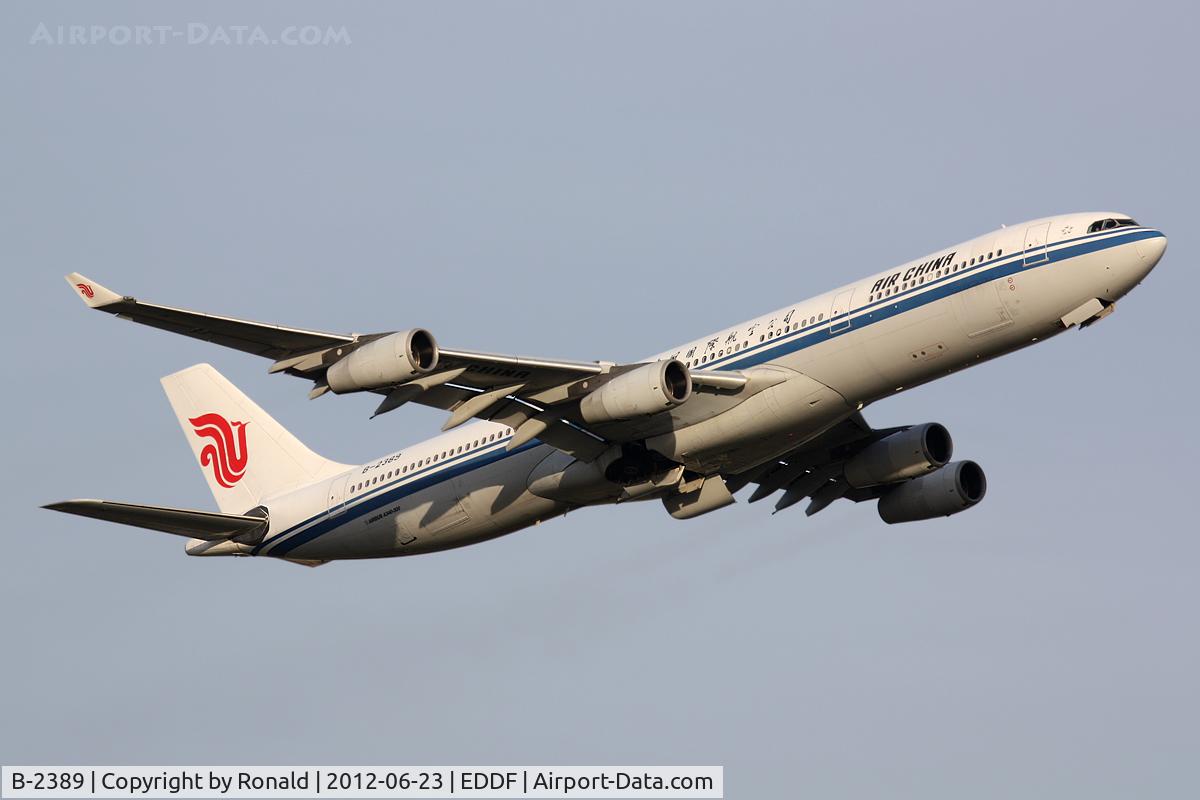 B-2389, 1998 Airbus A340-313X C/N 243, at fra