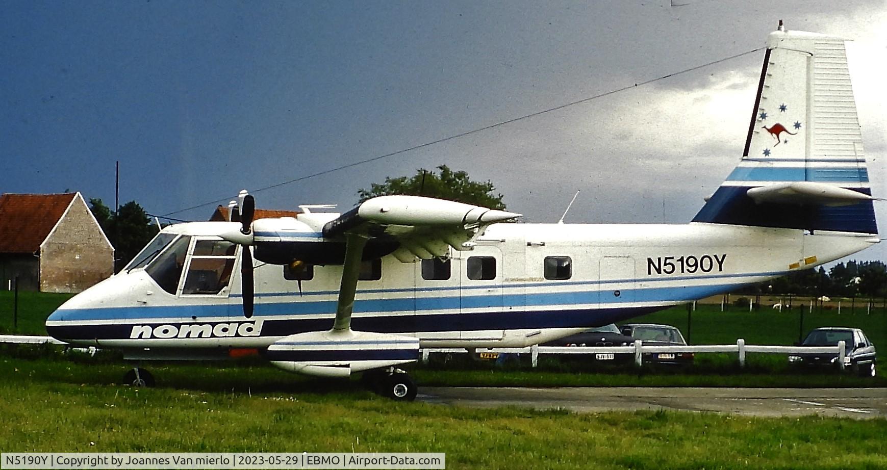 N5190Y, 1976 GAF N22B Nomad C/N N22B-026, Slide scan