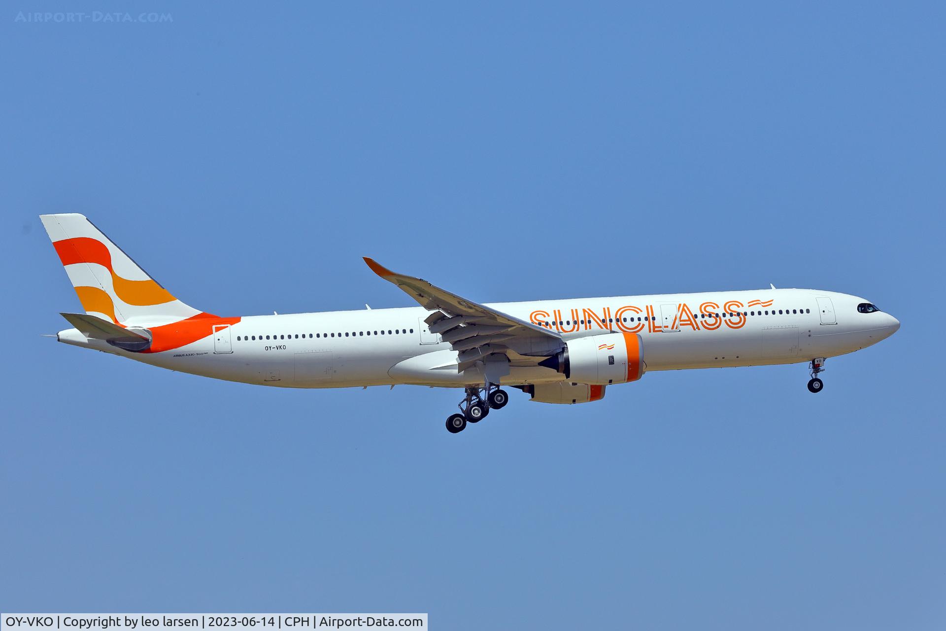 OY-VKO, 2020 Airbus A330-941 C/N 1981, Copenhagen 14.6.2023