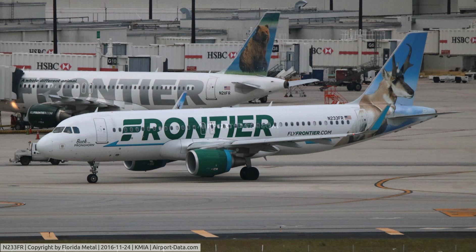 N233FR, 2016 Airbus A320-214 C/N 7095, FFT A320 Buck zx