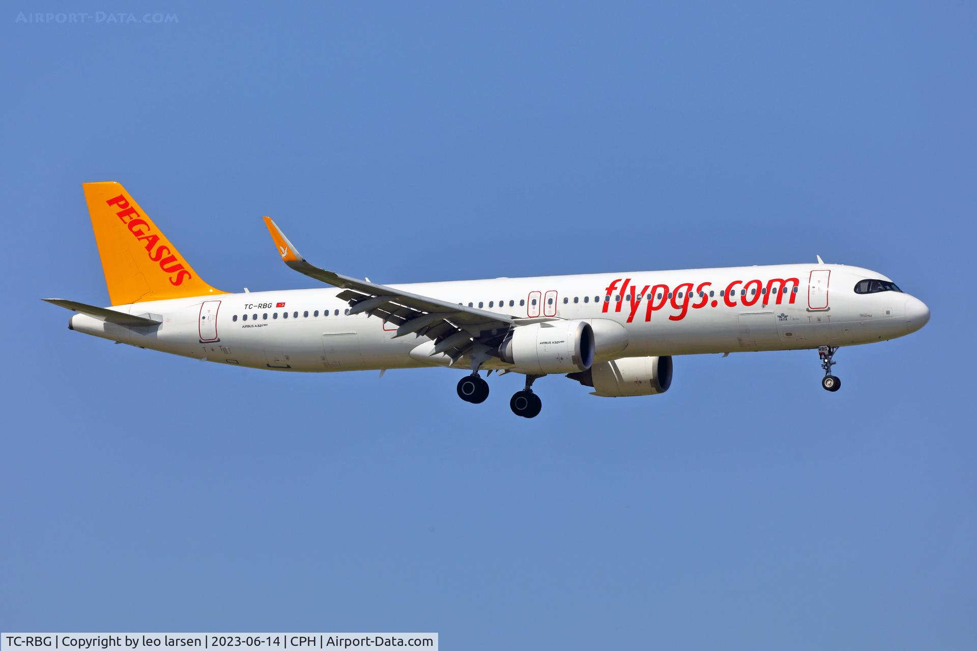 TC-RBG, 2020 Airbus A321-251NX C/N 10007, Copenhagen 14.6.2023