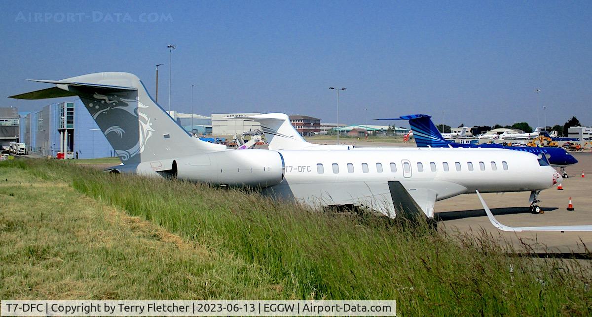 T7-DFC, 2023 Bombardier BD-700-2A12 Global 7500 C/N 70131, At London Luton