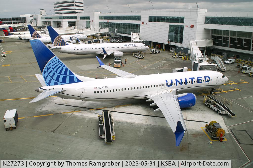 N27273, 2022 Boeing 737-8 MAX C/N 67528, United Airlines Boeing 737-8 MAX