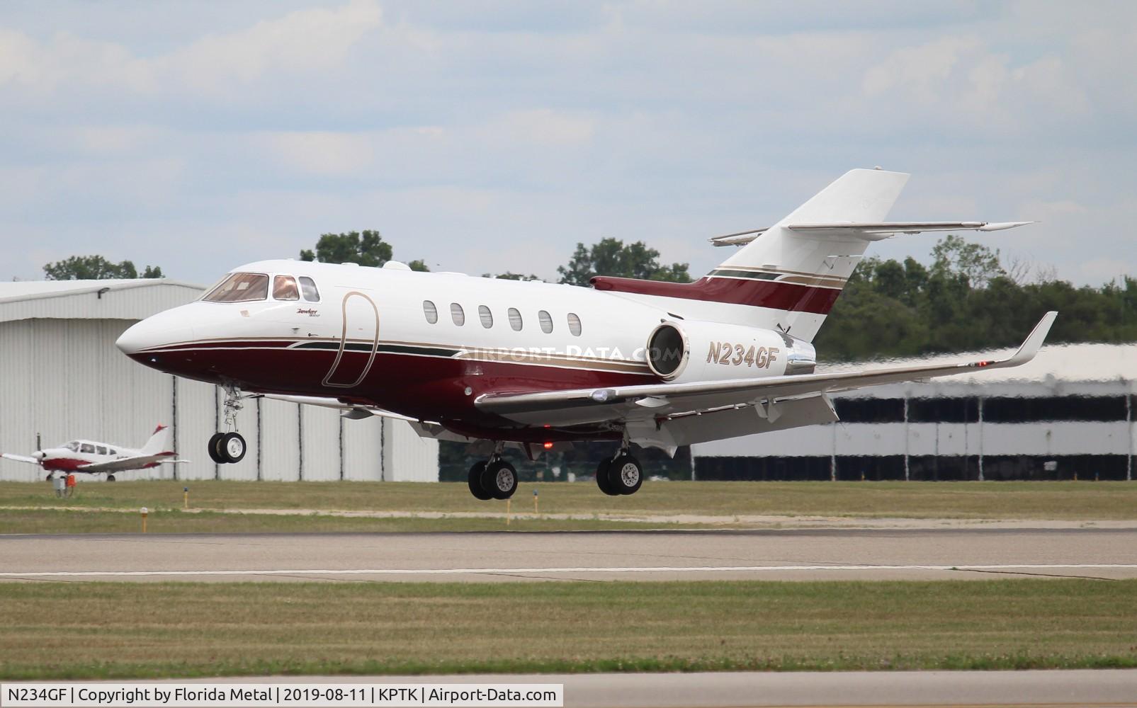 N234GF, 1987 British Aerospace BAe.125 Series 800A C/N 258096, Hawker 800 zx