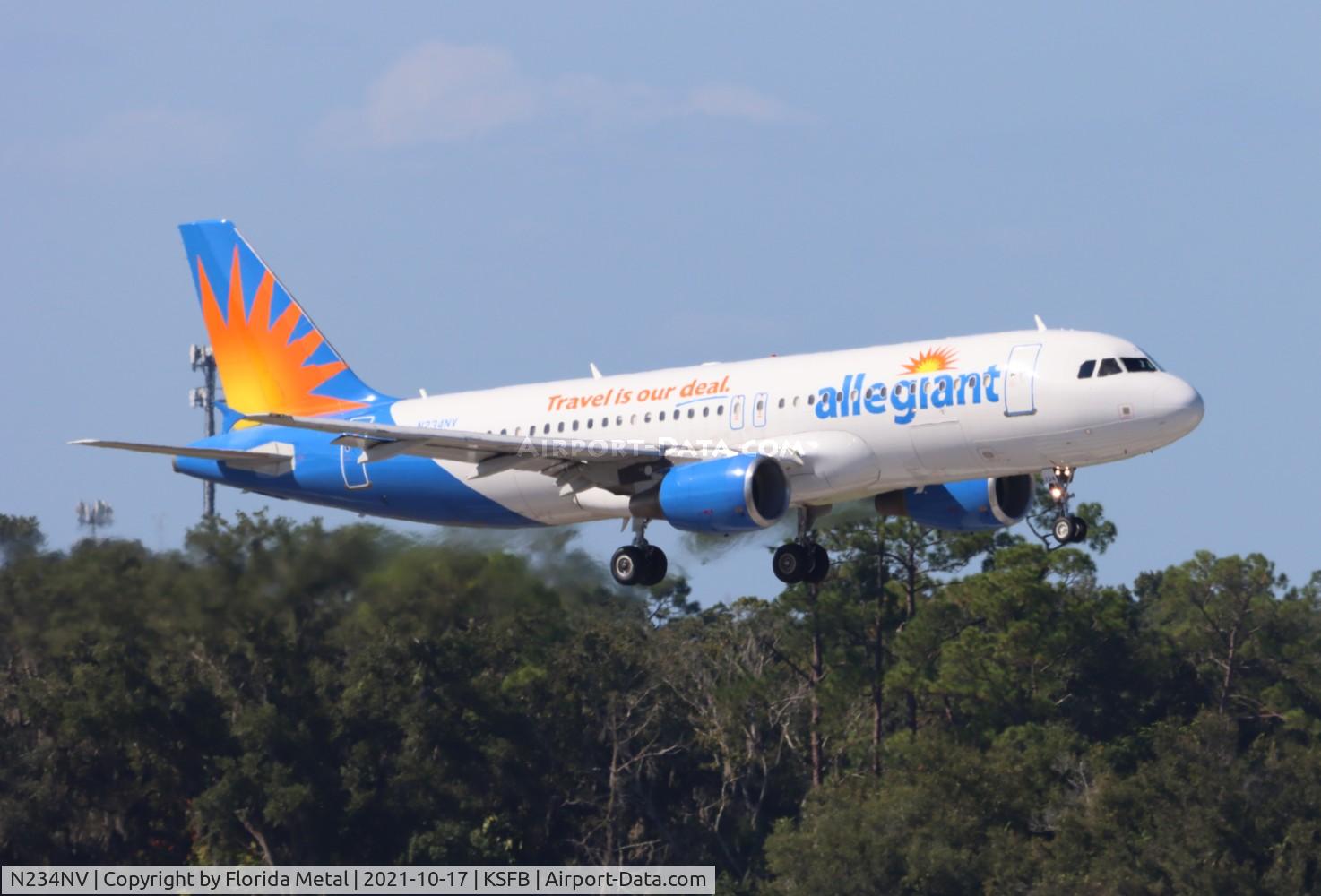 N234NV, 2001 Airbus A320-214 C/N 1467, AAY A320 zx