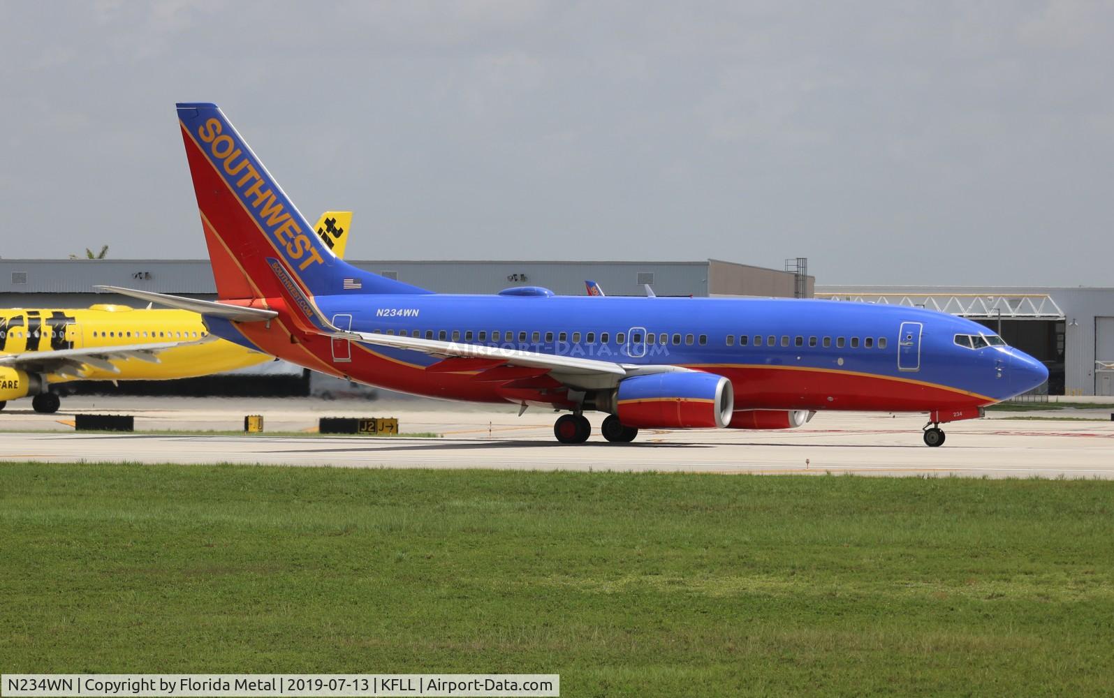 N234WN, 2006 Boeing 737-7H4 C/N 32502, SWA 737 canyon zx