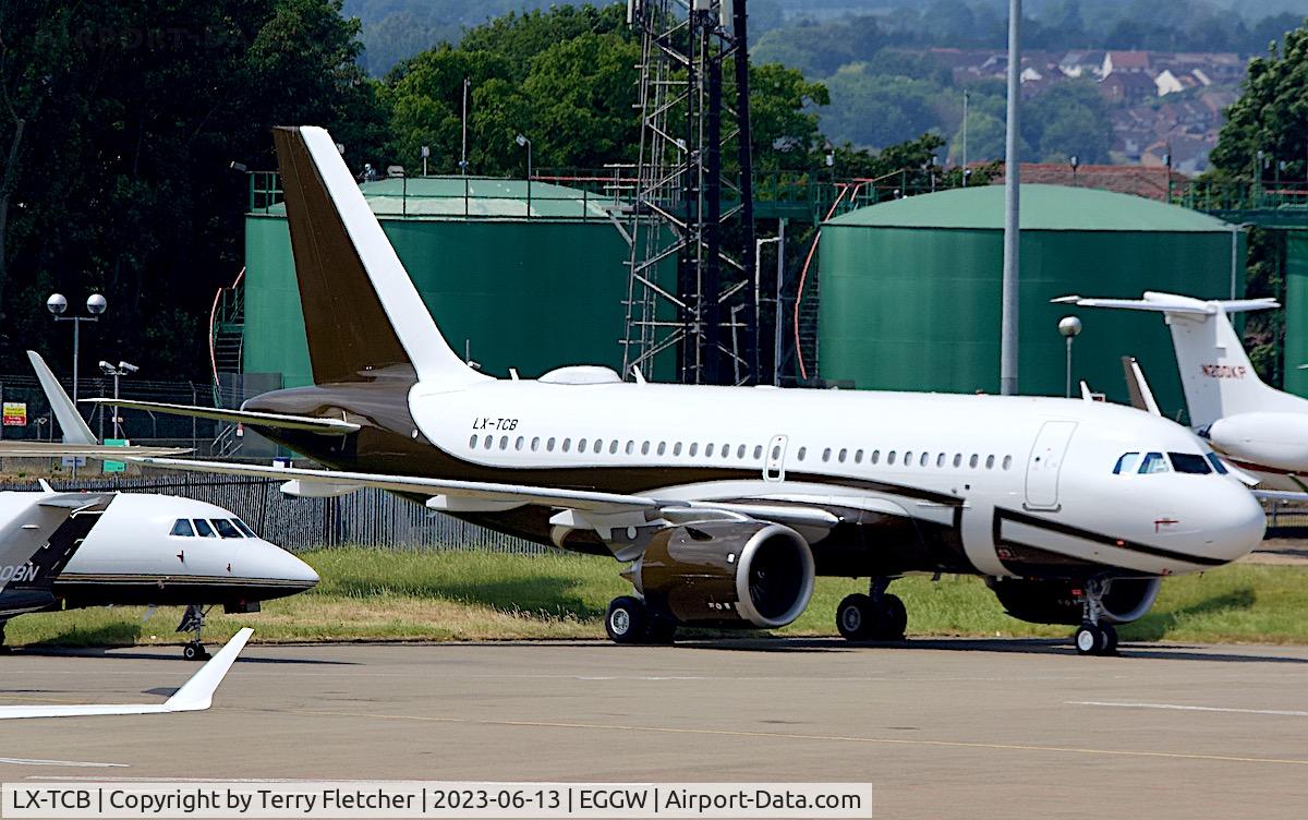 LX-TCB, 2022 Airbus A319-153N C/N 10897, At London Luton