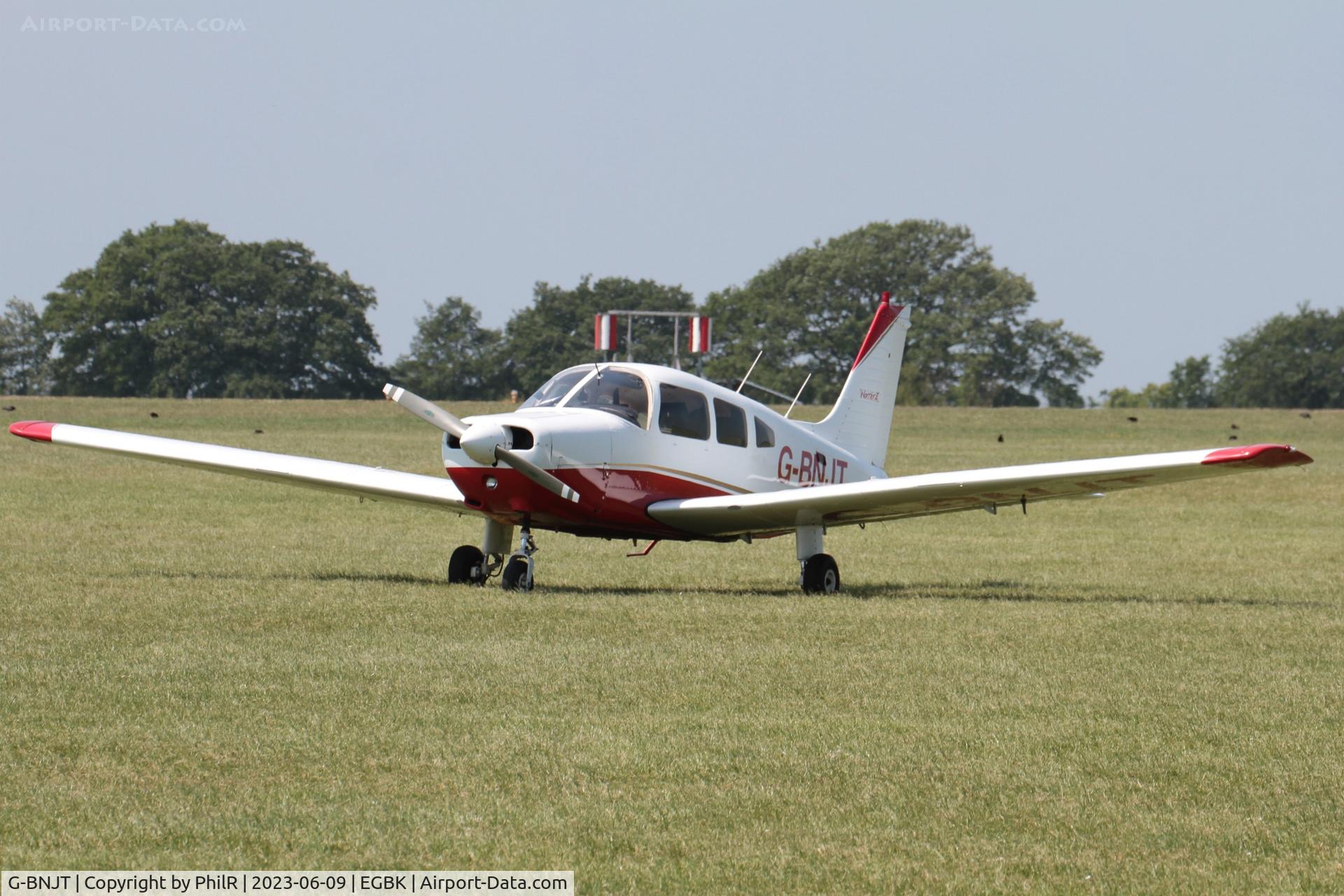 G-BNJT, 1981 Piper PA-28-161 Cherokee Warrior II C/N 28-8116184, G-BNJT 1981 Piper PA-28 Cherokee Warrior ll AeroExpo Sywell