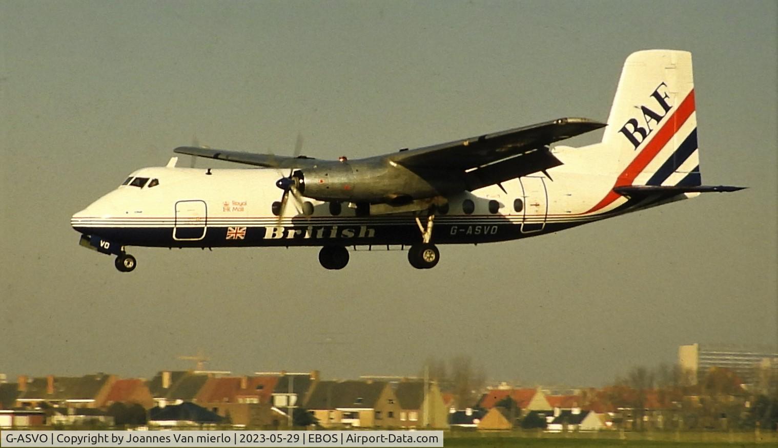 G-ASVO, 1964 Handley Page HPR-7 Herald 214 C/N 185, Slide scan