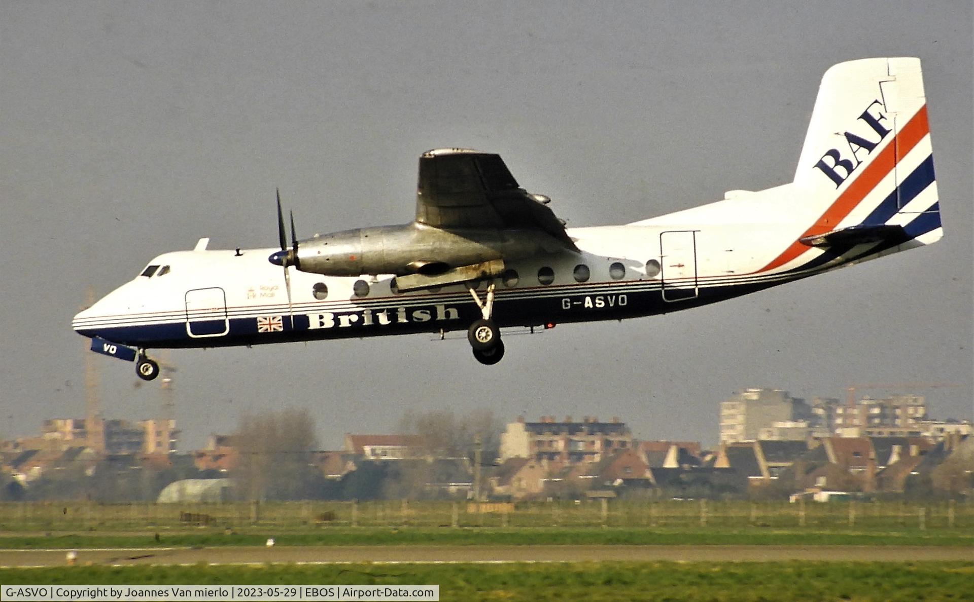 G-ASVO, 1964 Handley Page HPR-7 Herald 214 C/N 185, Slide scan
