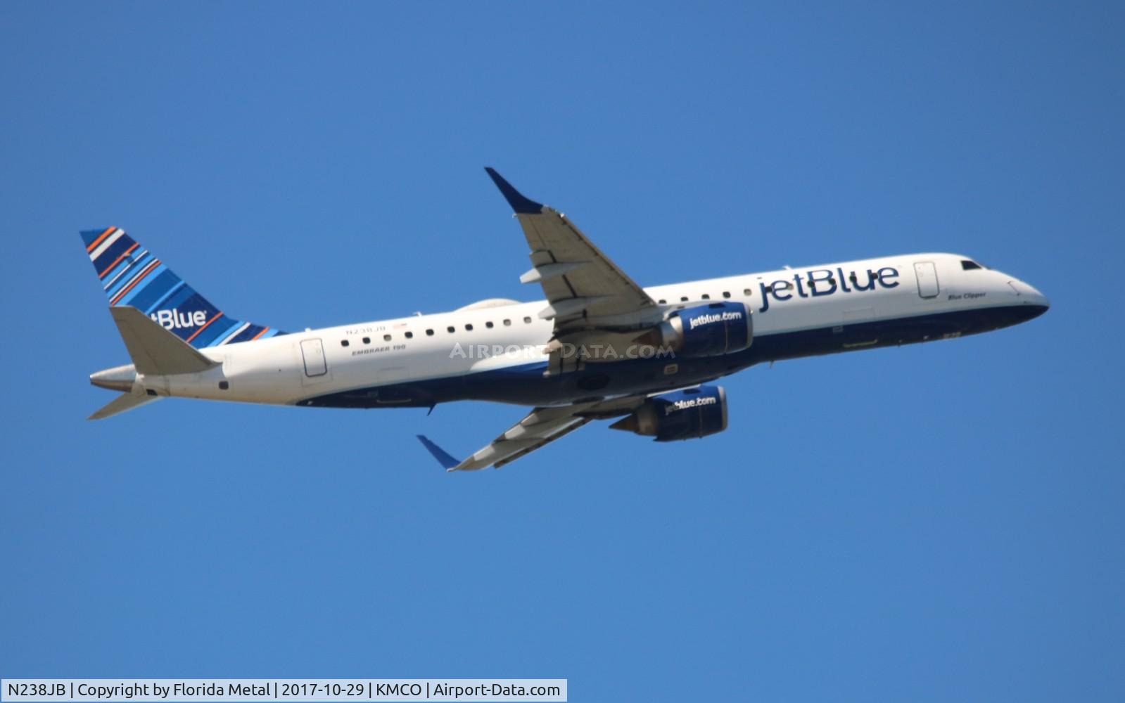 N238JB, 2006 Embraer 190AR (ERJ-190-100IGW) C/N 19000039, JBU E190 zx
