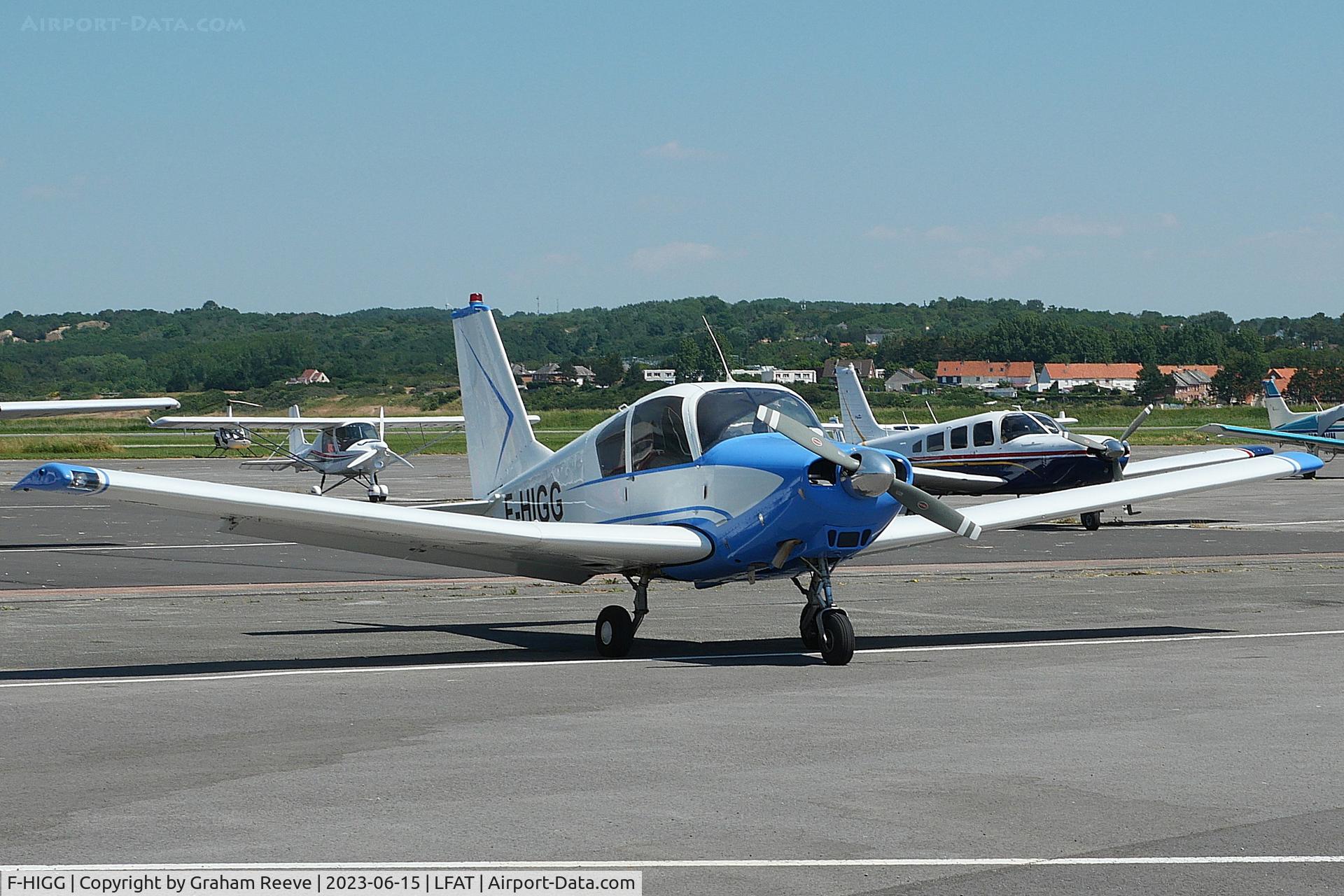 F-HIGG, 1963 Gardan GY-80-160 Horizon C/N 28, Parked at Le Touquet.