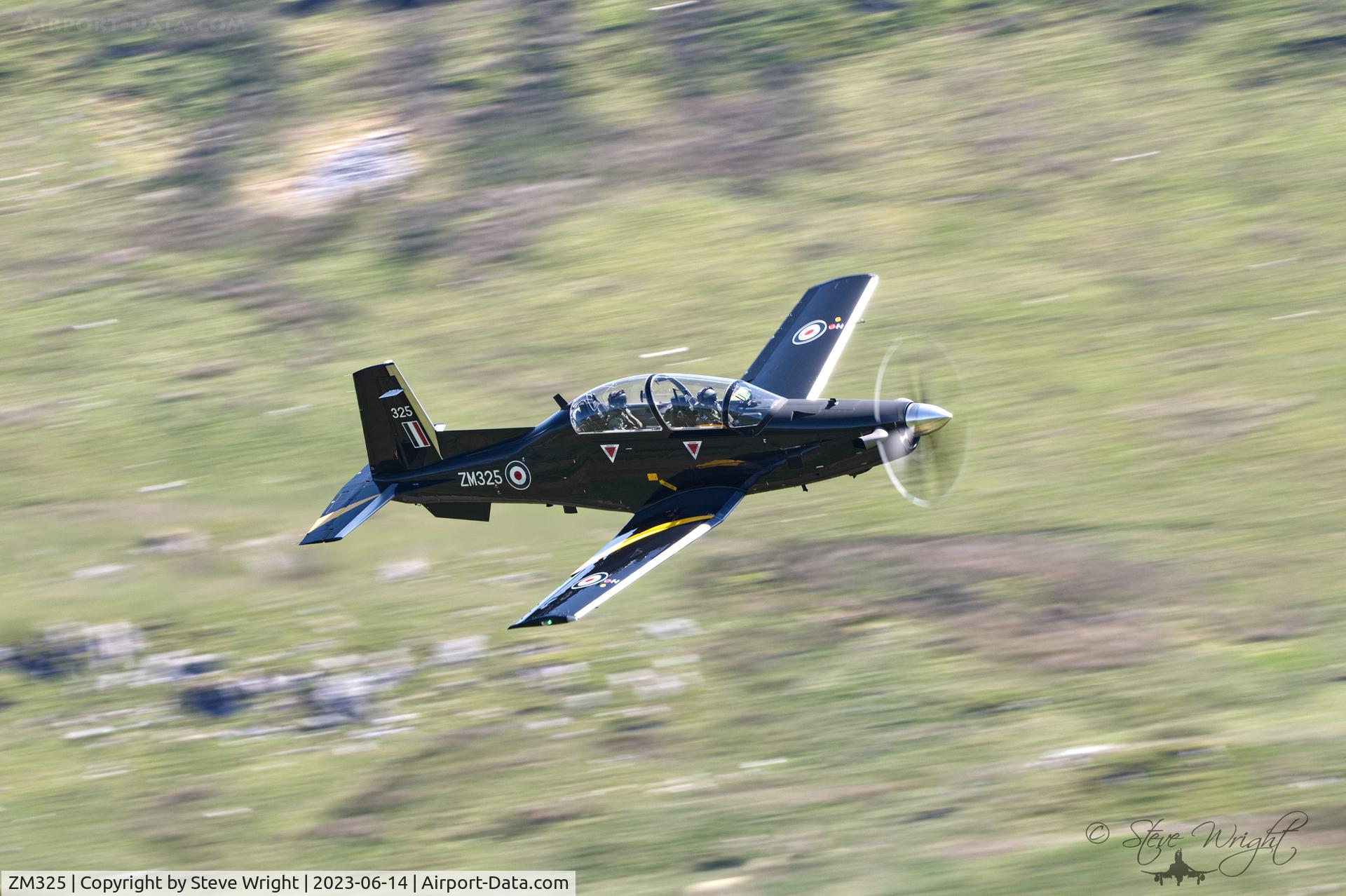 ZM325, 2018 Beechcraft T-6C Texan T.1 C/N PM-115, Cad West Mach Loop Wales UK
