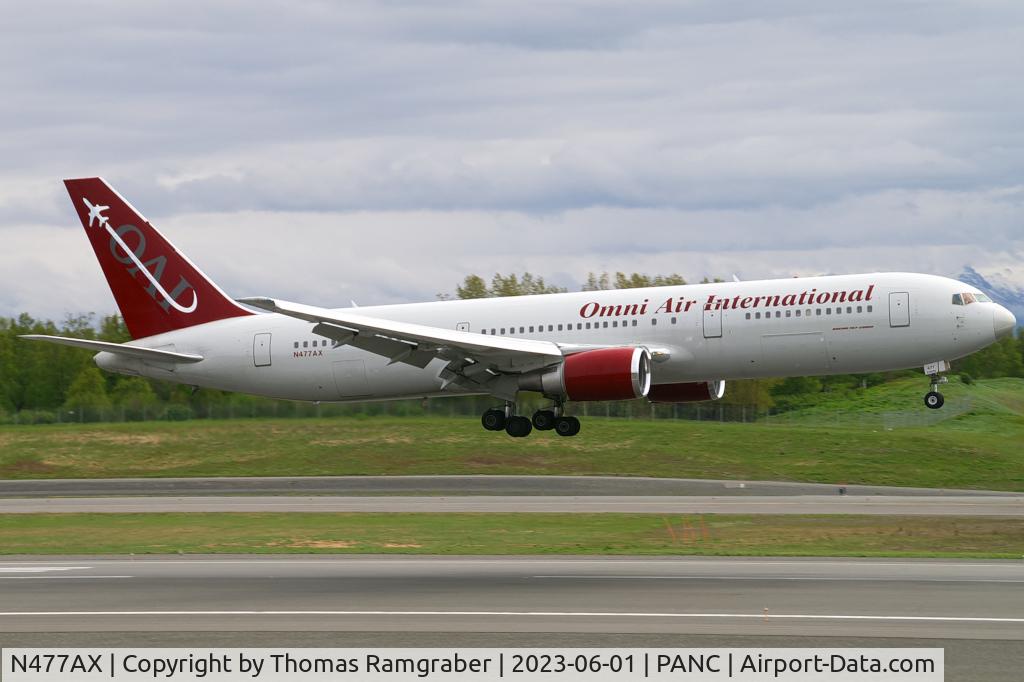 N477AX, 2002 Boeing 767-3Q8/ER C/N 29390, Omni Air Boeing 767-300ER